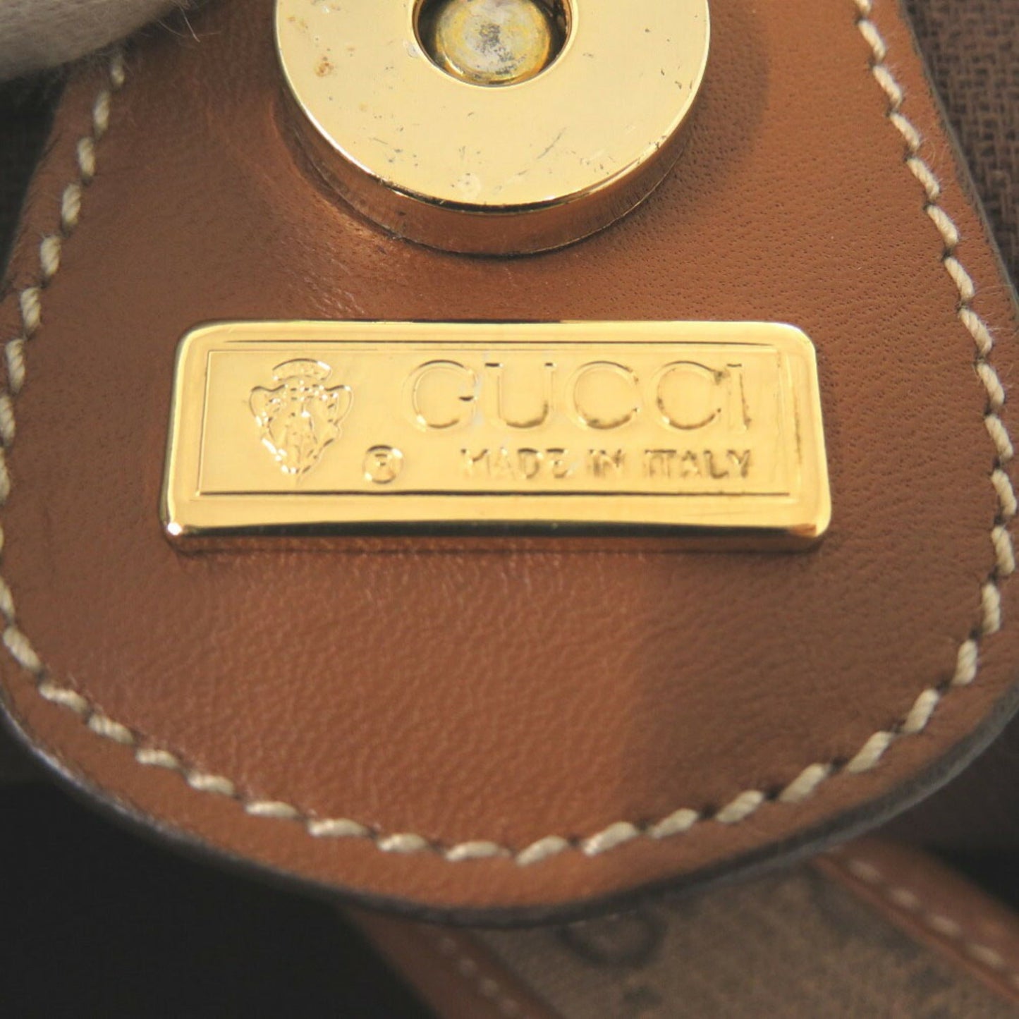 Gucci Beige Gg Canvas Tote Bag ( )