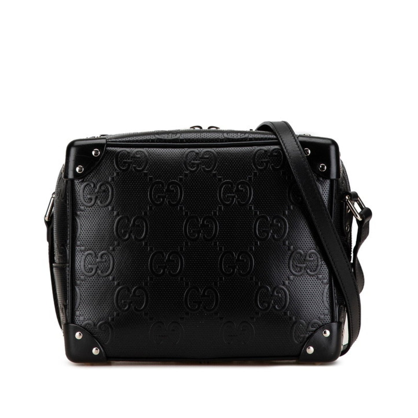 Gucci Black Leather Shoulder Bag ( )