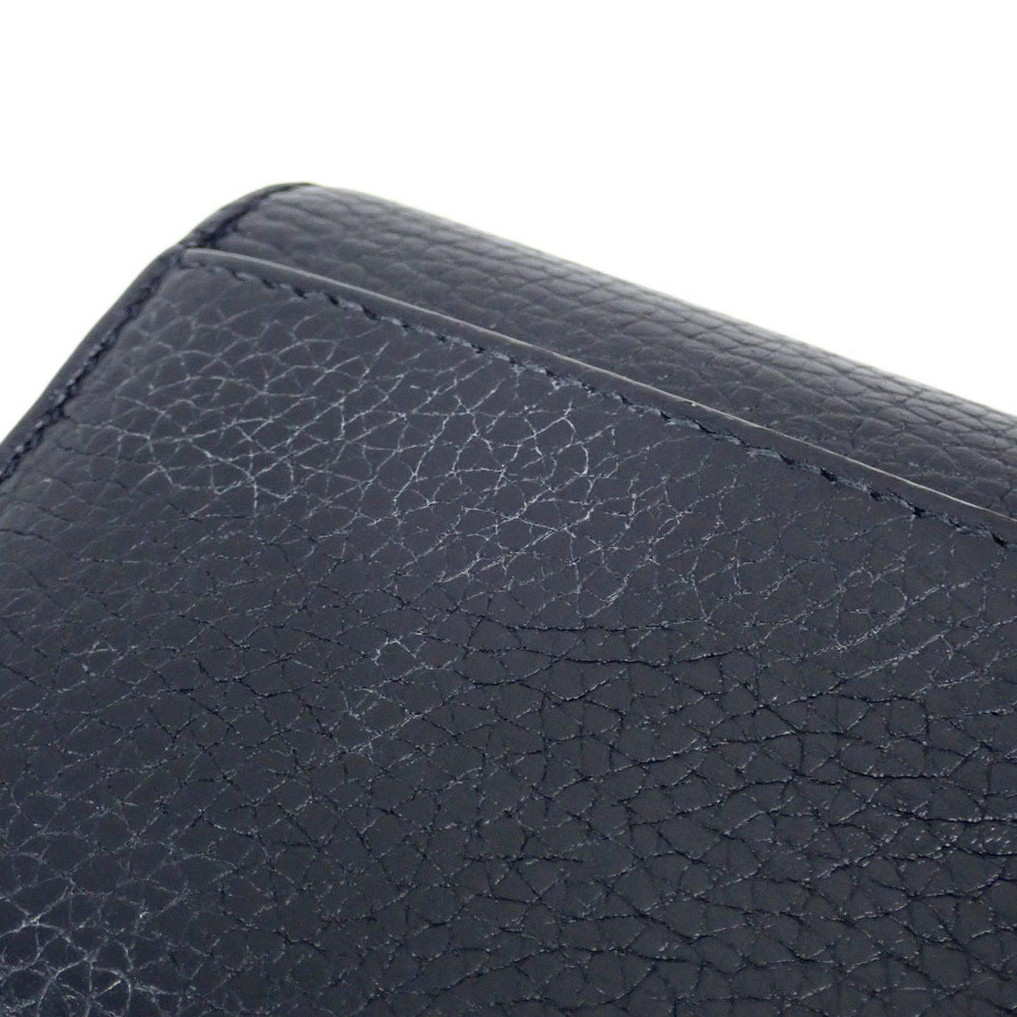 Gucci Black Leather Long Wallet (Bi-Fold) ( )