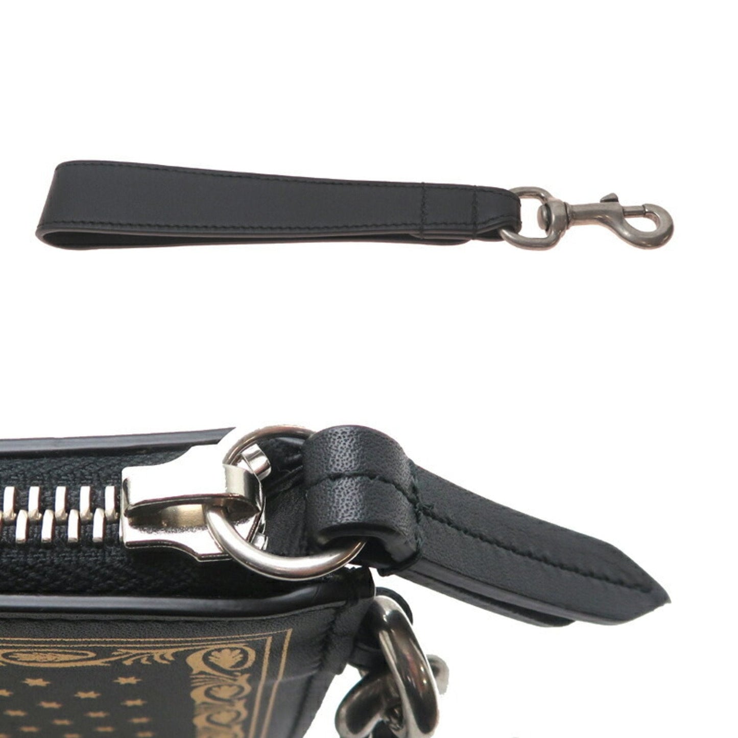 Gucci Black Leather Clutch Bag ( )
