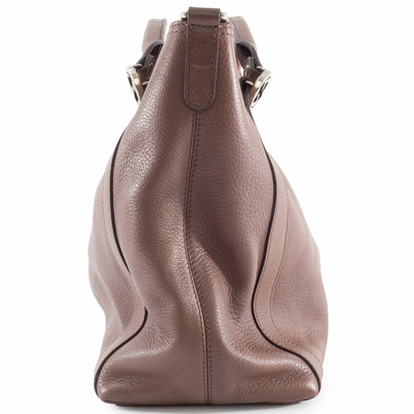 Gucci Bordeaux (Close To Brown) Brown Red Brown Leather Handbag Shoulder Bag ( )