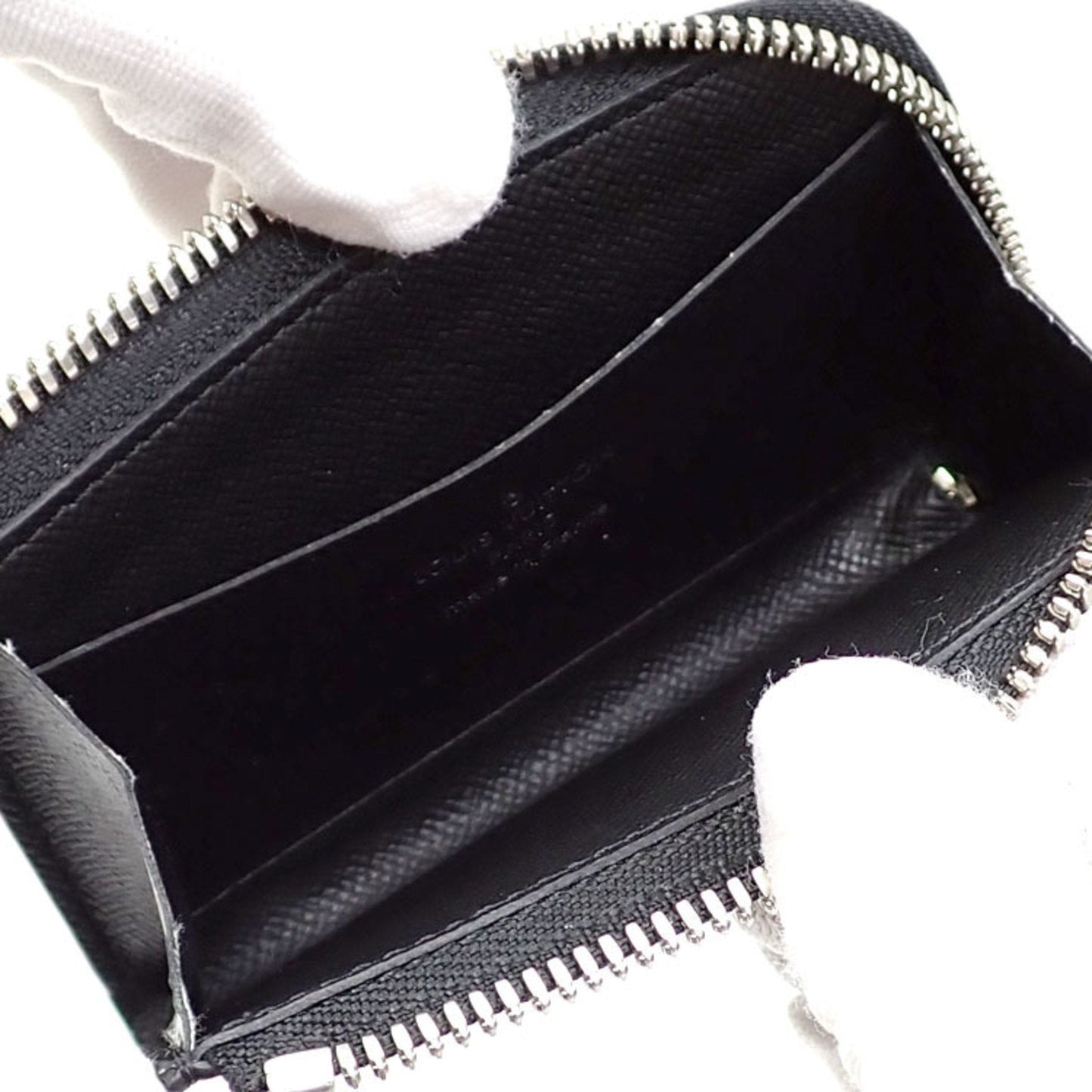 LOUIS VUITTON Coin Case Taiga Portomone Jour Men's M63375 Ardoise Purse