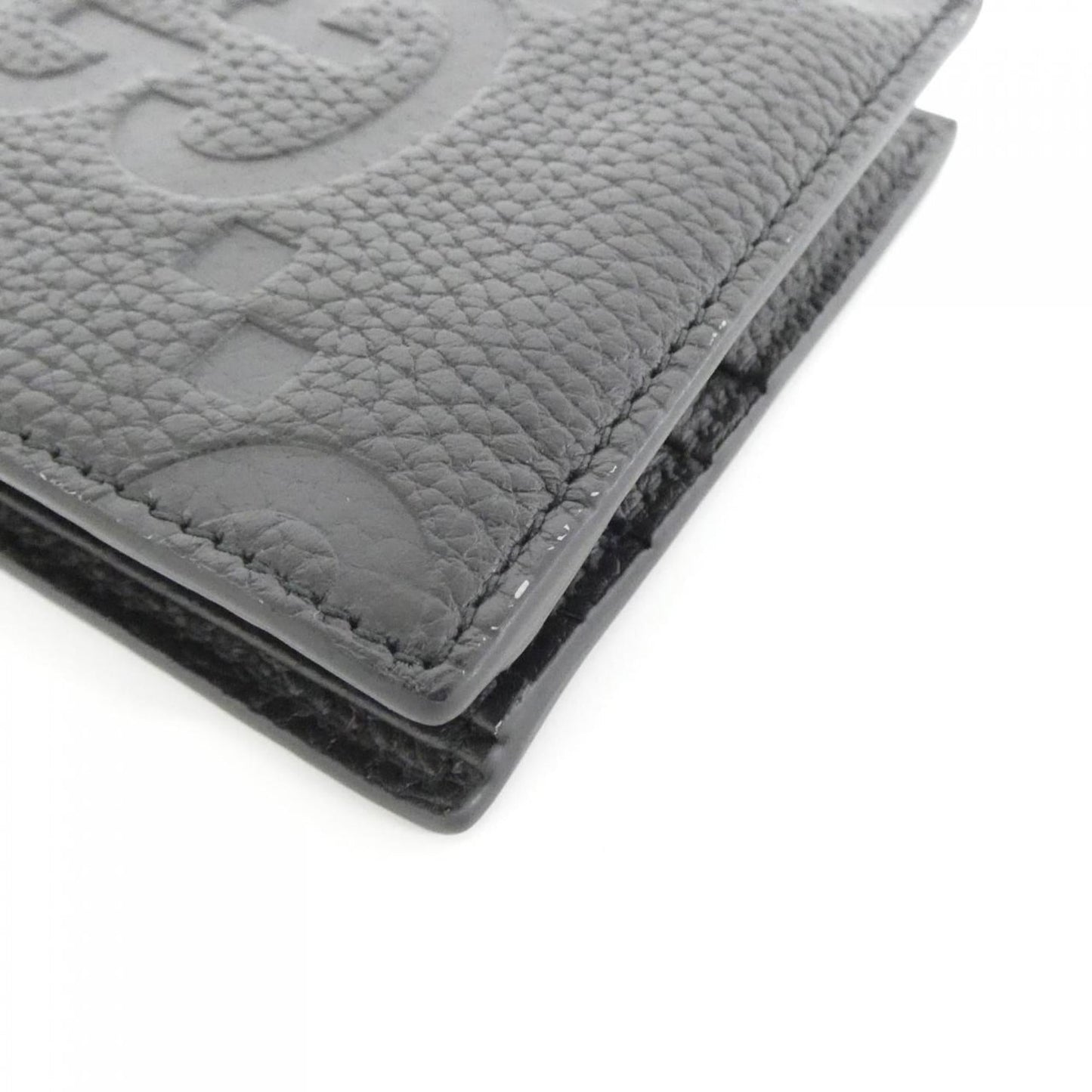 Gucci Black Gg Leather Wallet (Bi-Fold) ( )