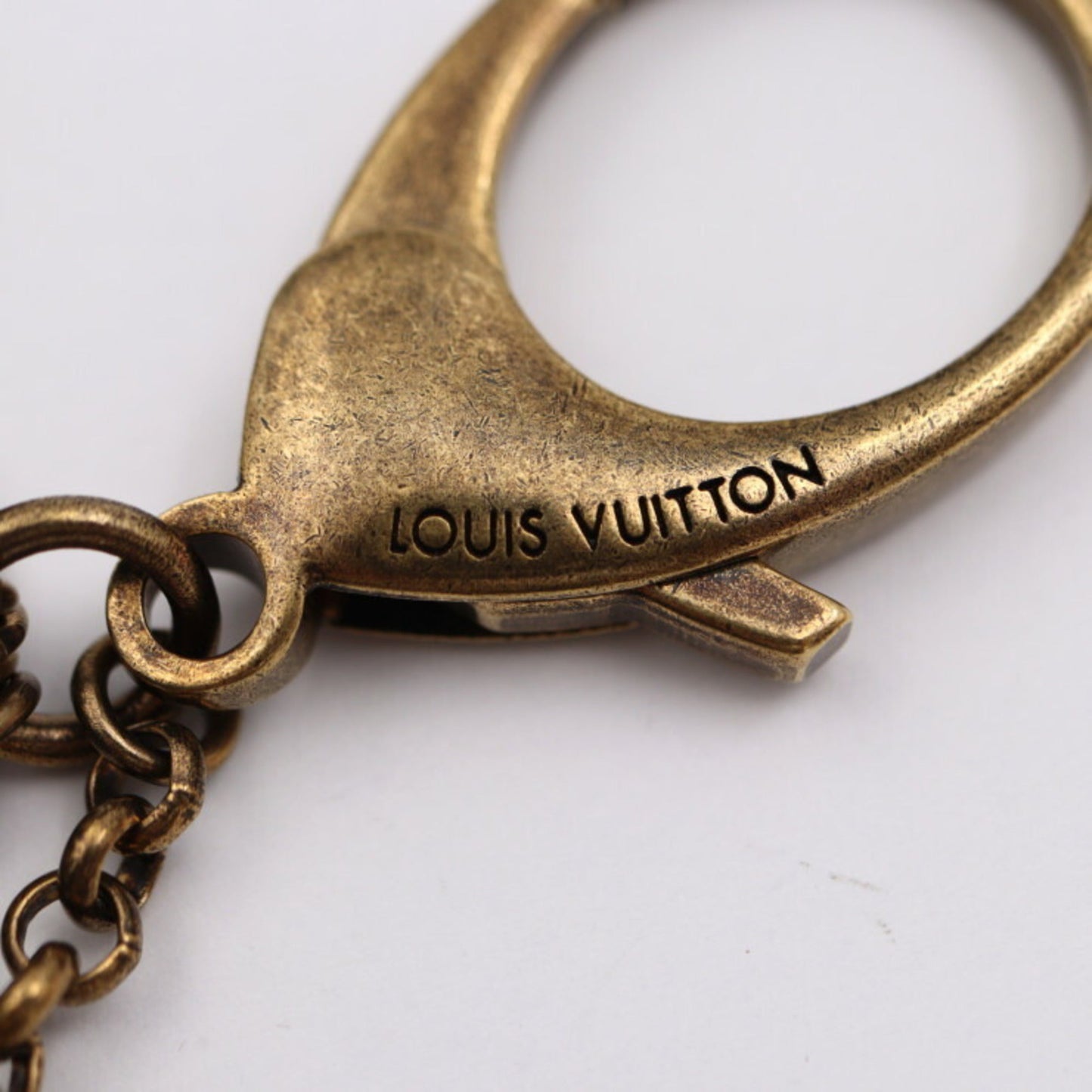 LOUIS VUITTON bijou sack calypse key holder M65724 metal rhinestone   gold LV logo