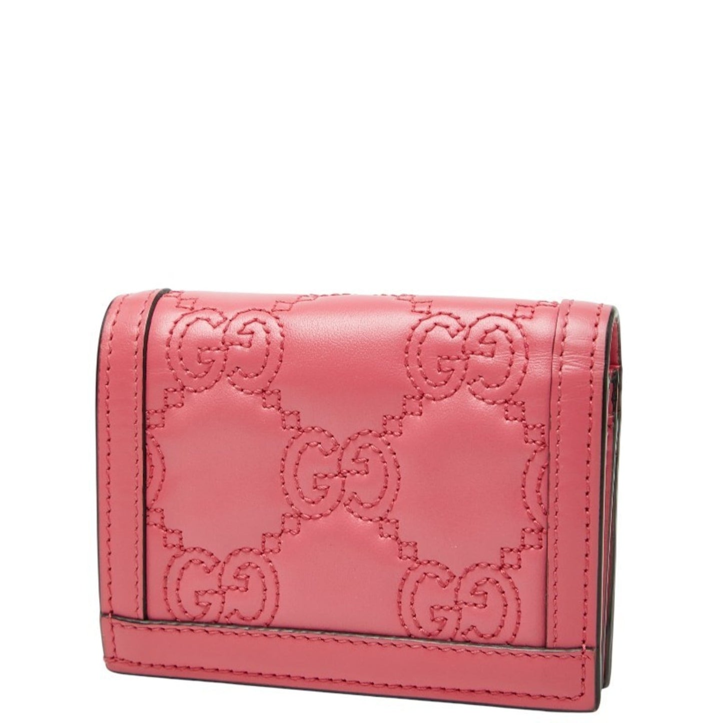 Gucci Pink Leather Wallet (Bi-Fold) ( )