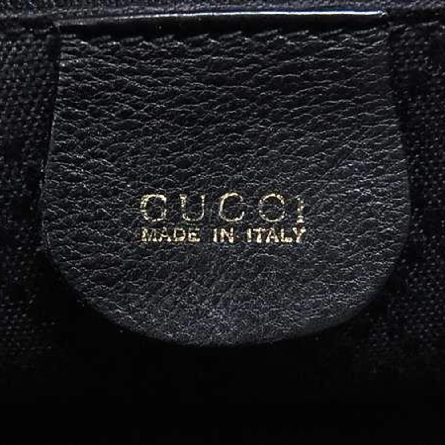 Gucci Bamboo Black Leather Backpack ( )