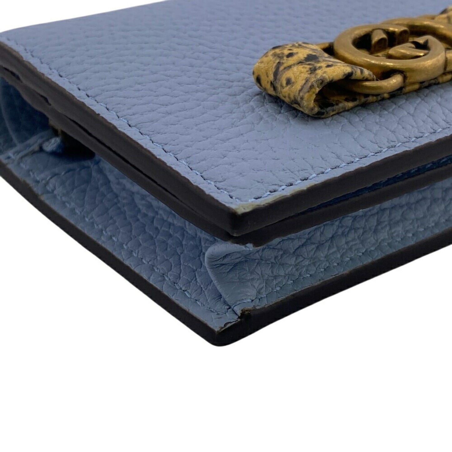 Gucci Blue Leather Wallet (Bi-Fold) ( )