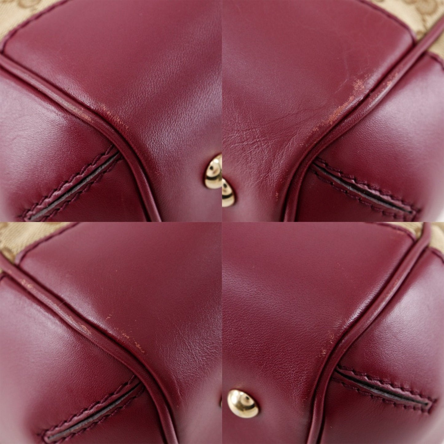 Gucci Red Color Gg Canvas Tote Bag ( )