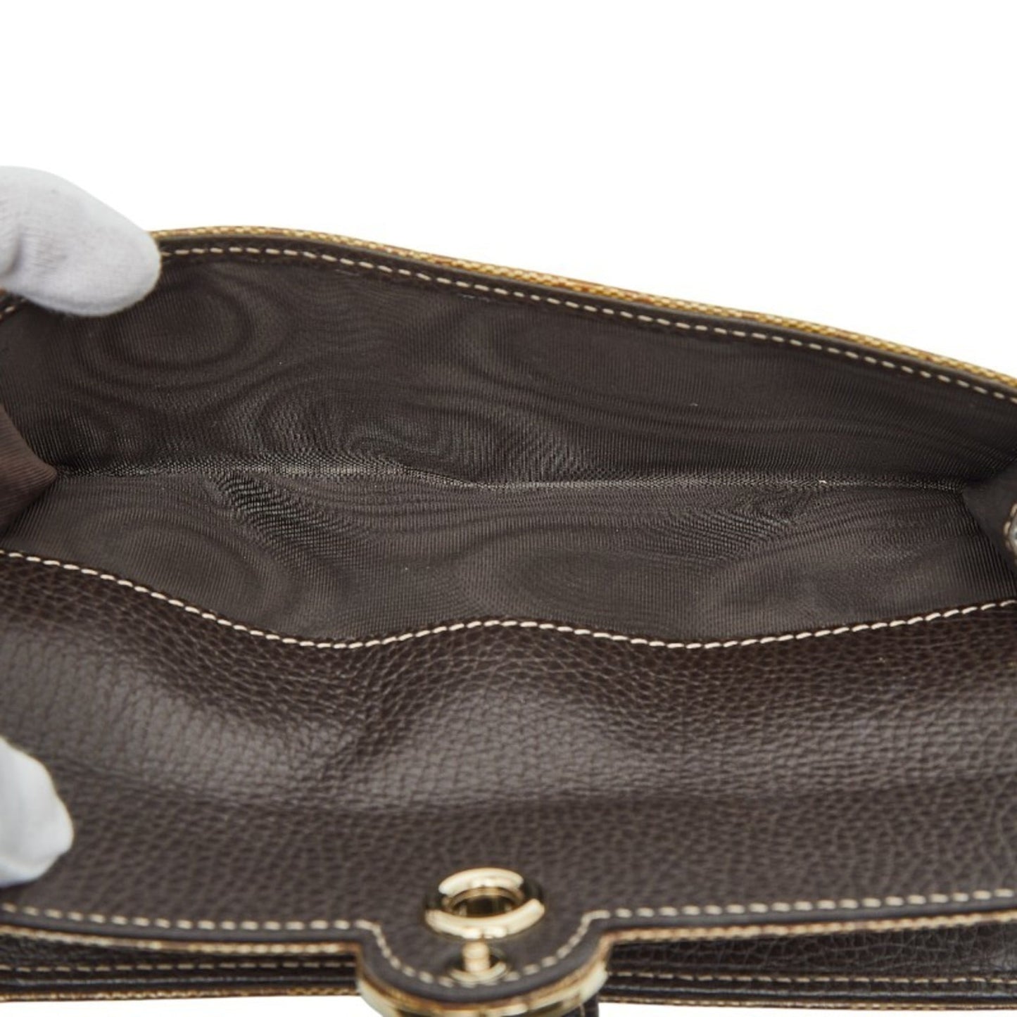 Gucci Beige Pvc Leather Coin Purse/Coin Case ( )