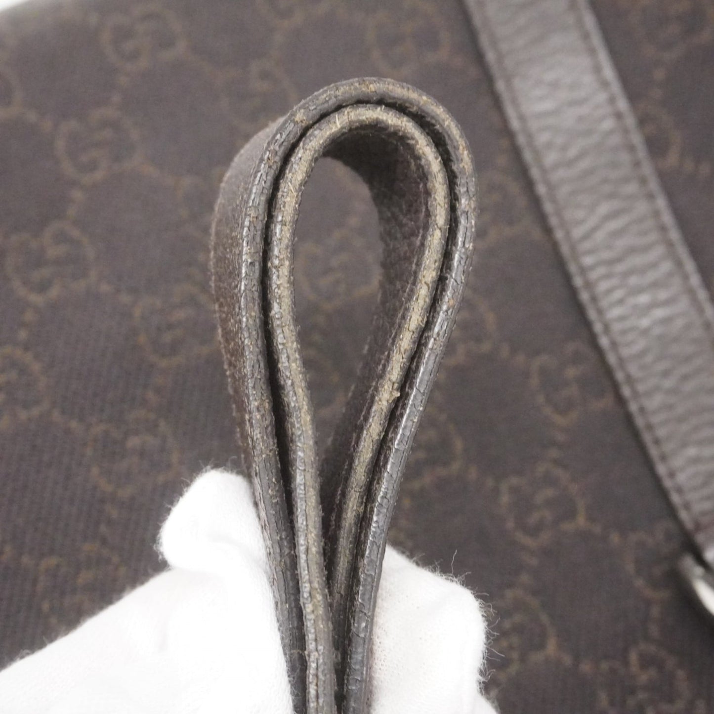 Gucci Brown Denim Tote Bag ( )