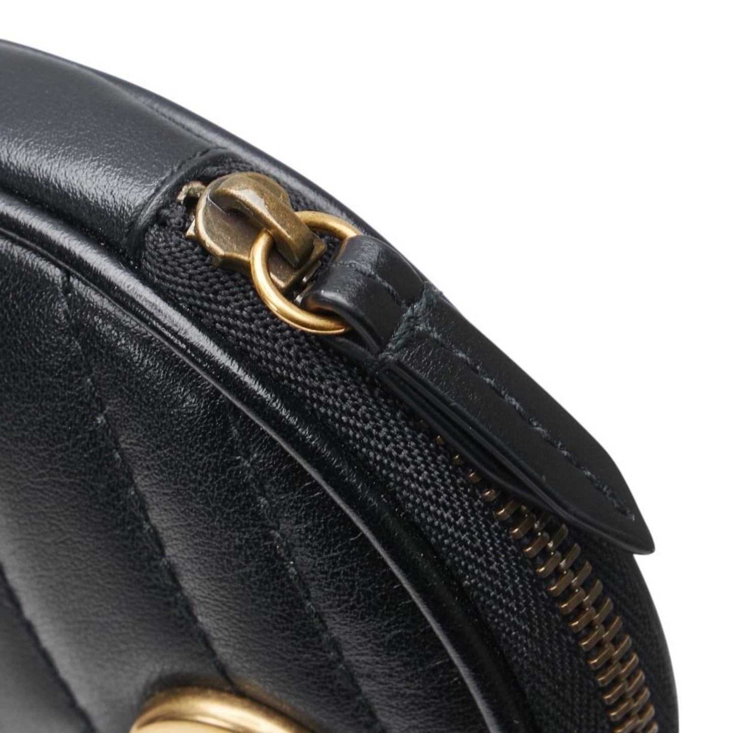 Gucci Black Leather Coin Purse/Coin Case ( )
