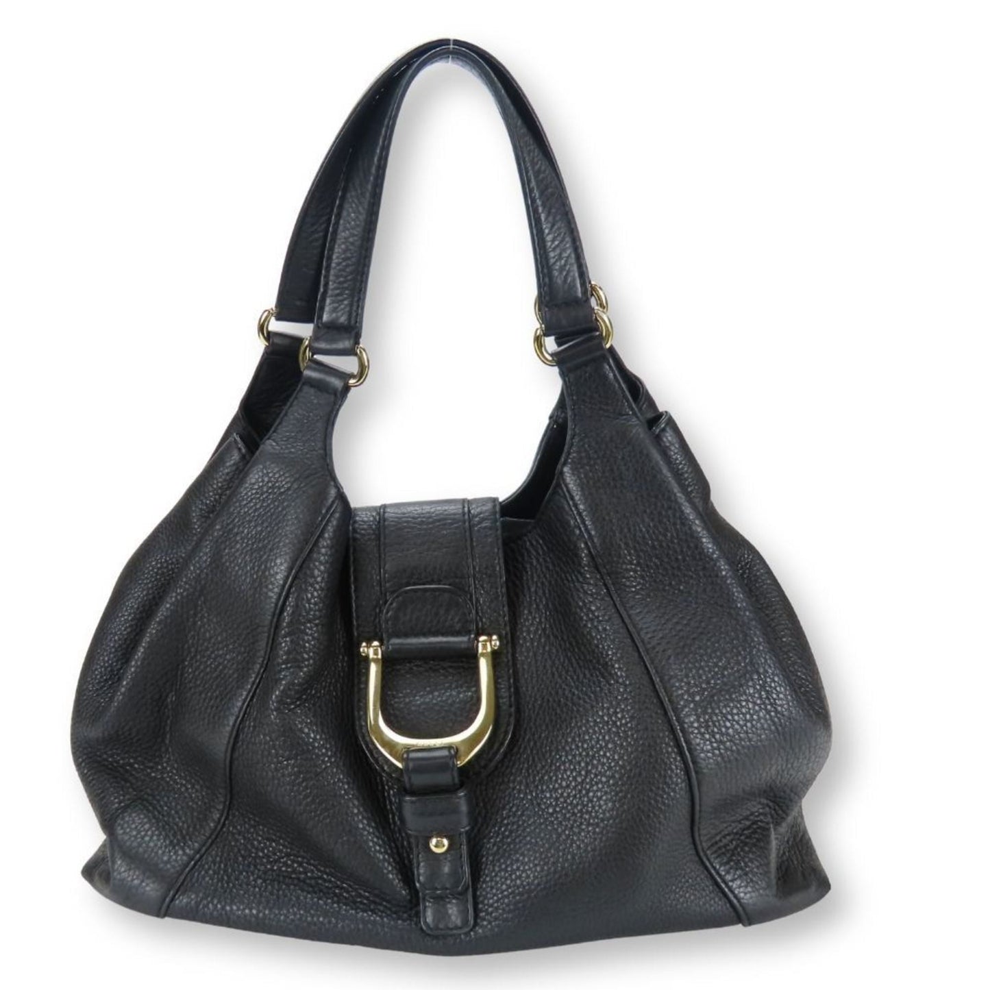 Gucci Black Leather Tote Bag ( )