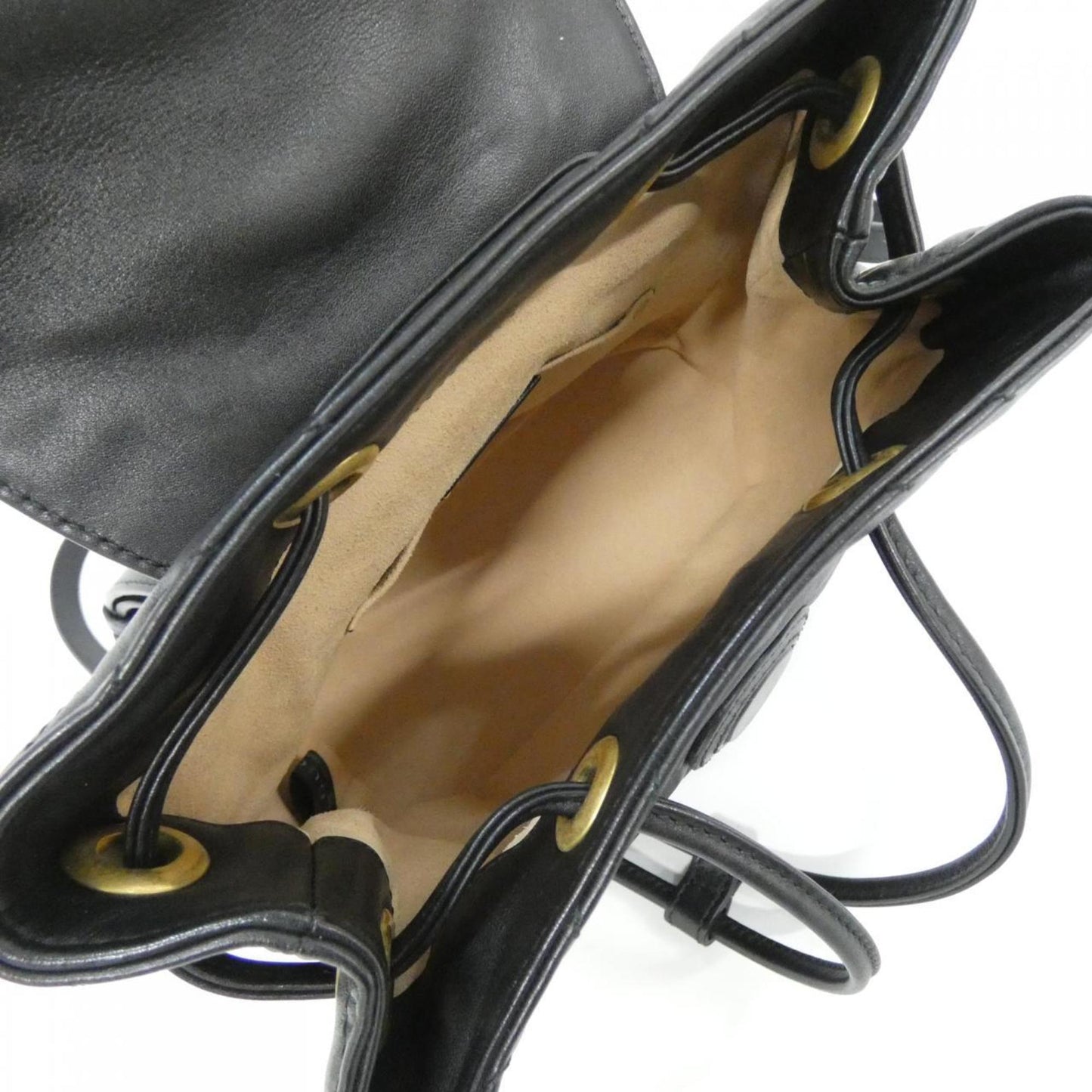 Gucci Black Leather Backpack ( )