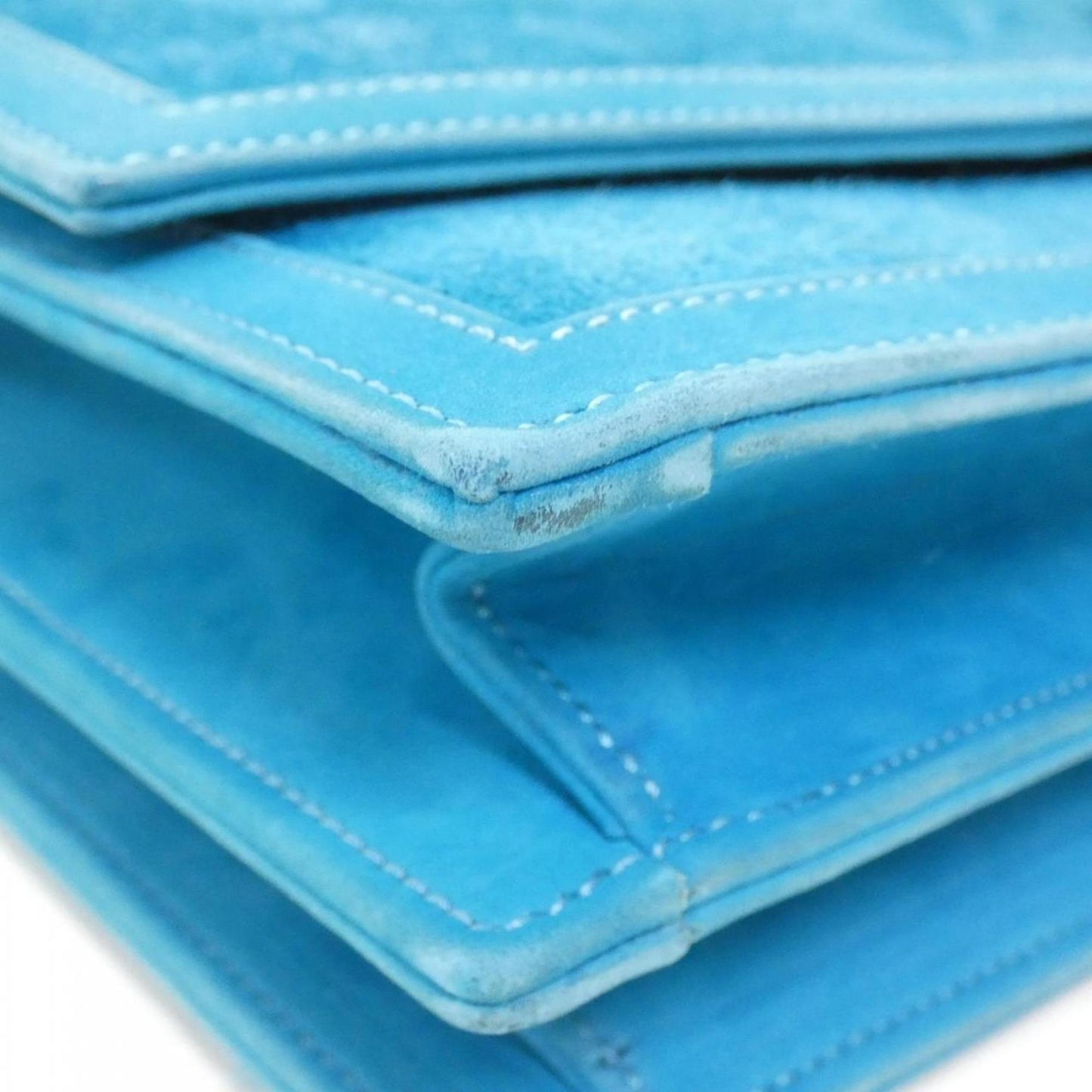 Hermes Turquoise Shoulder Bag ( )