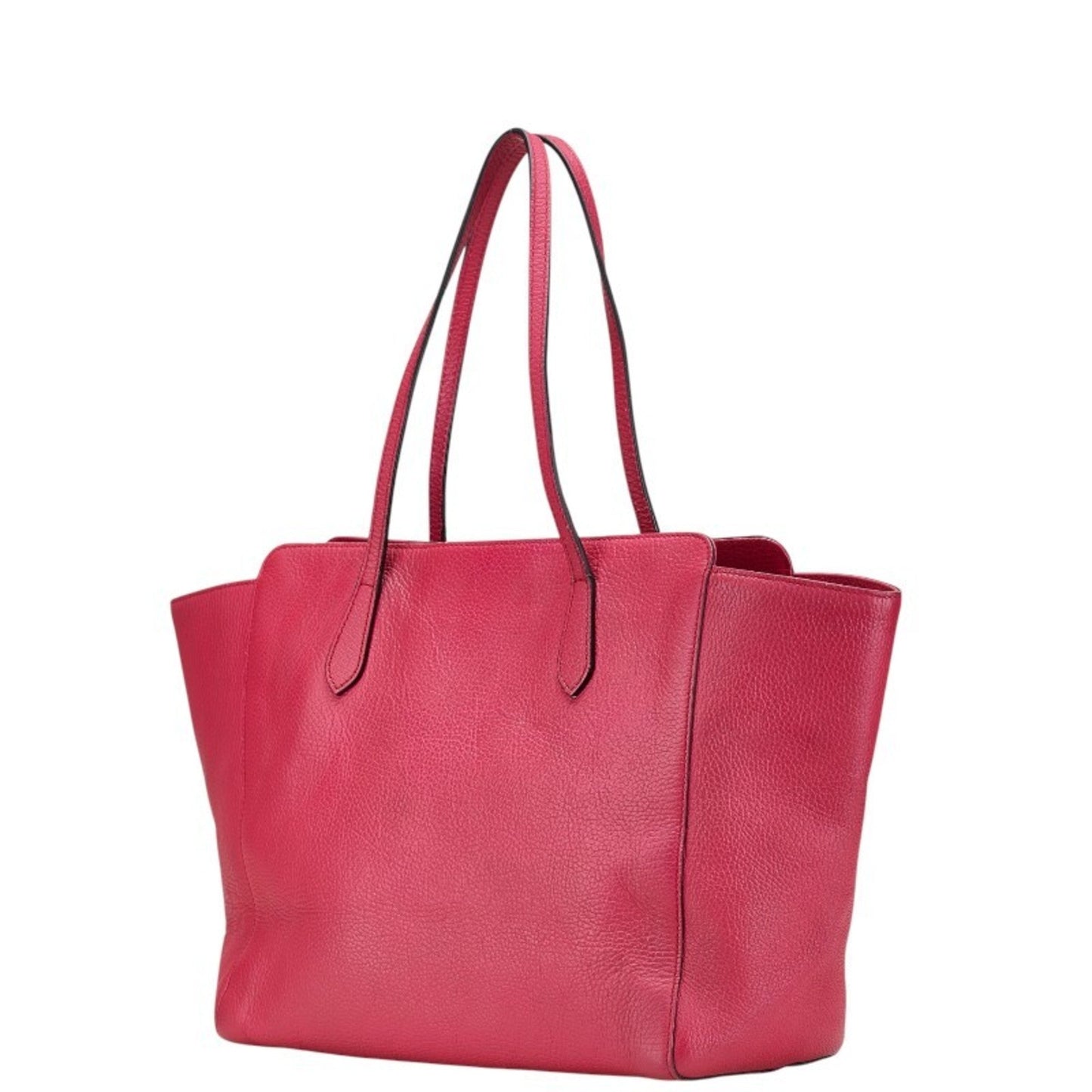 Gucci Pink Leather Shoulder Bag Tote Bag ( )