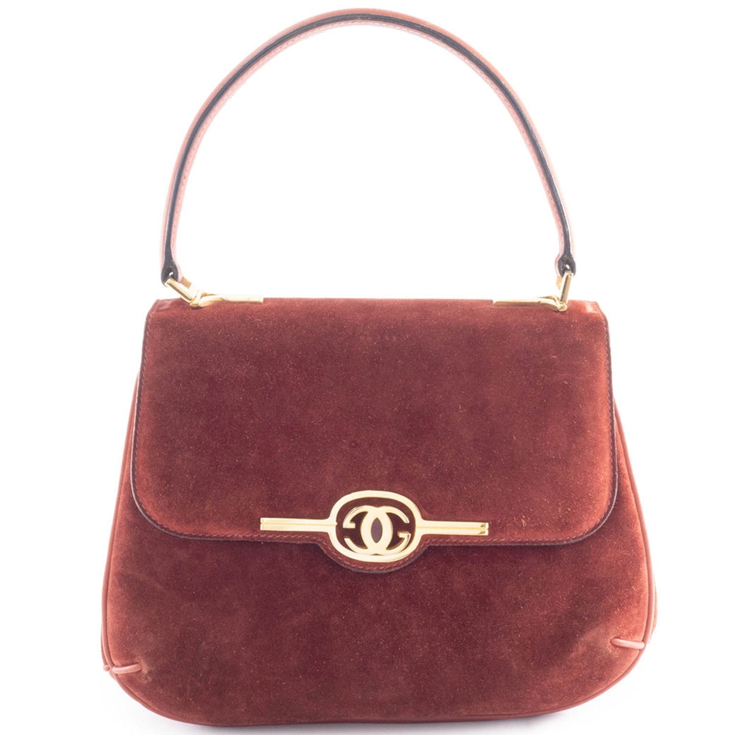 Gucci Brown Suede Handbag ( )