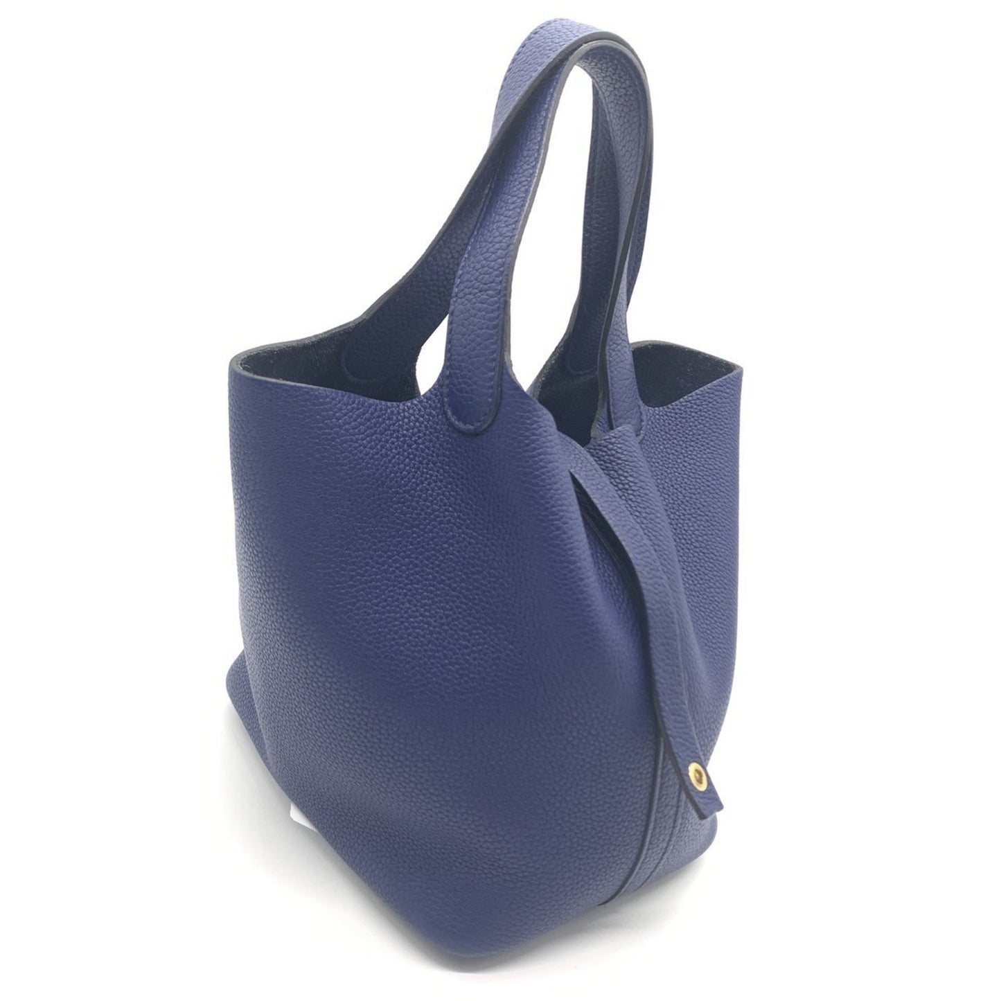 Hermes Picotin Bleu Saphir Togo Leather Handbag ( )