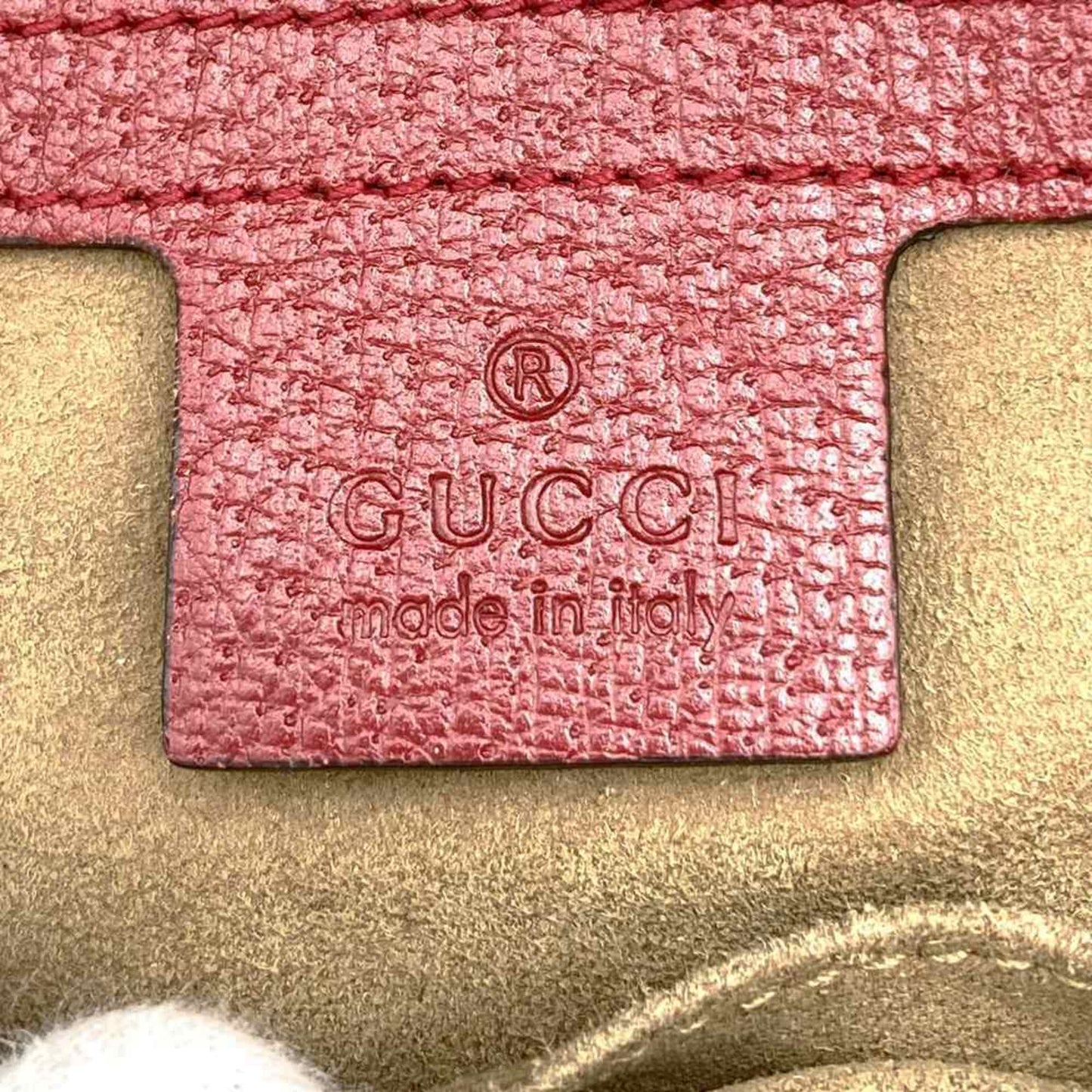 Gucci Green Multi-Color Red Color Yellow Gg Supreme Canvas Leather Backpack ( )