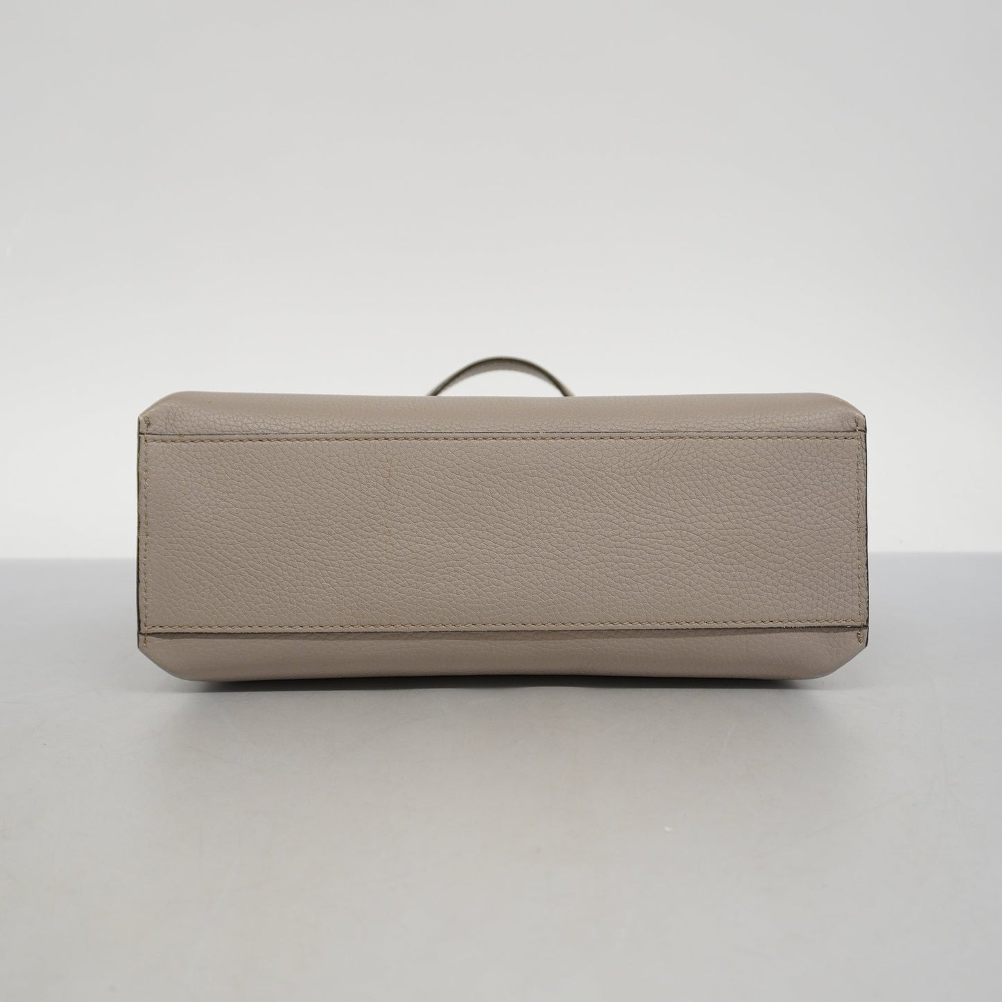 GUCCI Auth  Bamboo 2way Bag 370831 Women's Leather Handbag,Shoulder Bag Grayish