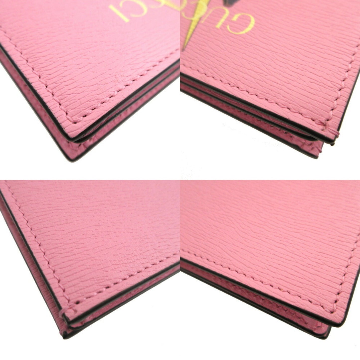 Gucci Pink Leather Wallet (Bi-Fold) ( )