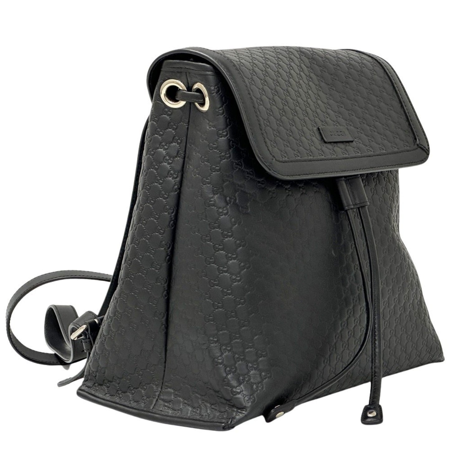 Gucci Black Leather Backpack ( )