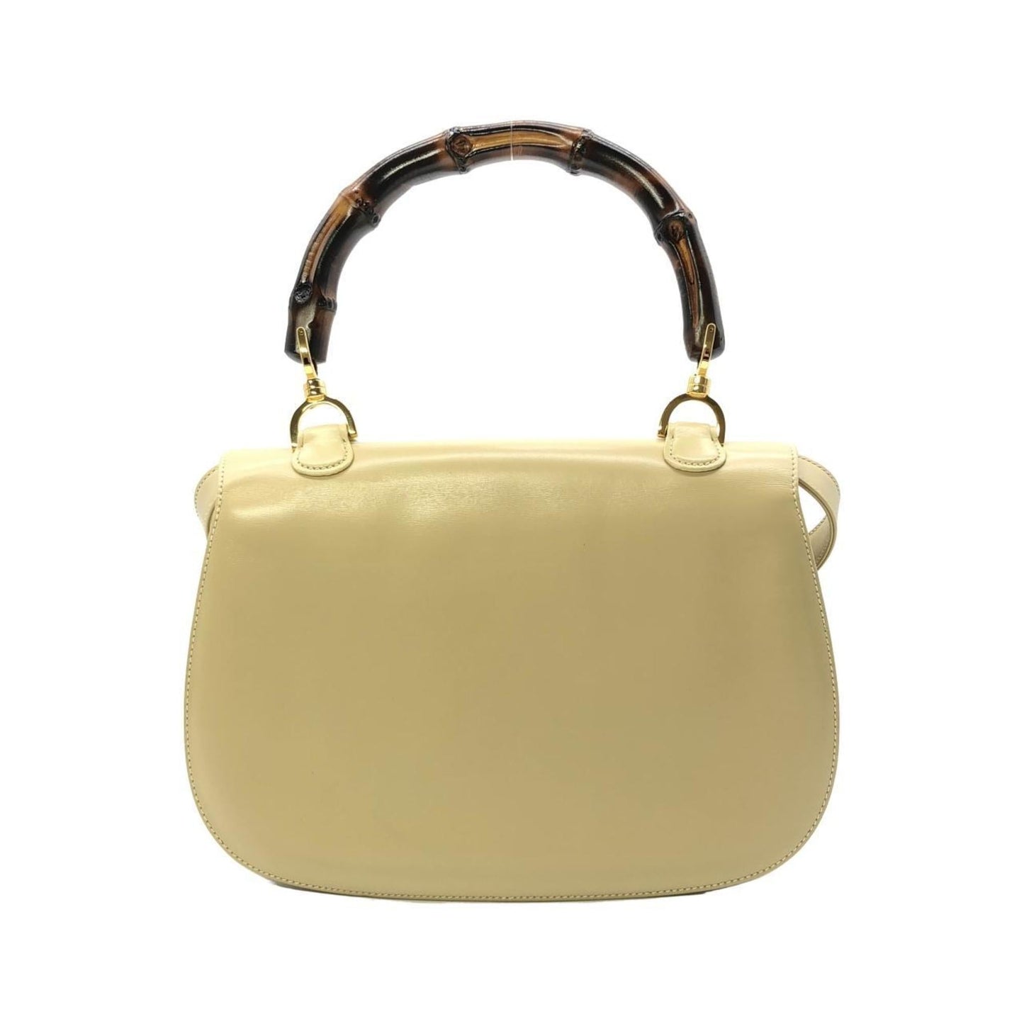 Gucci Ivory Leather Handbag ( )