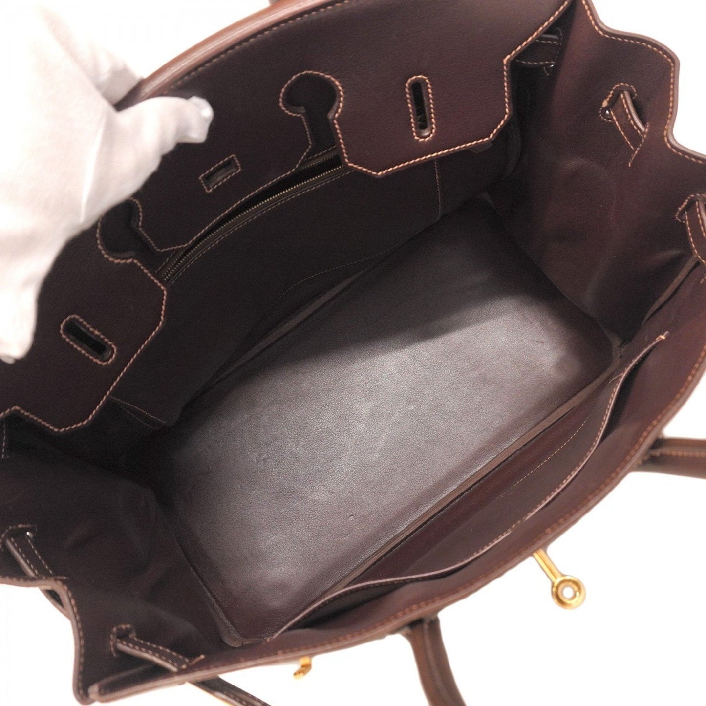 Hermes Brown Handbag ( )