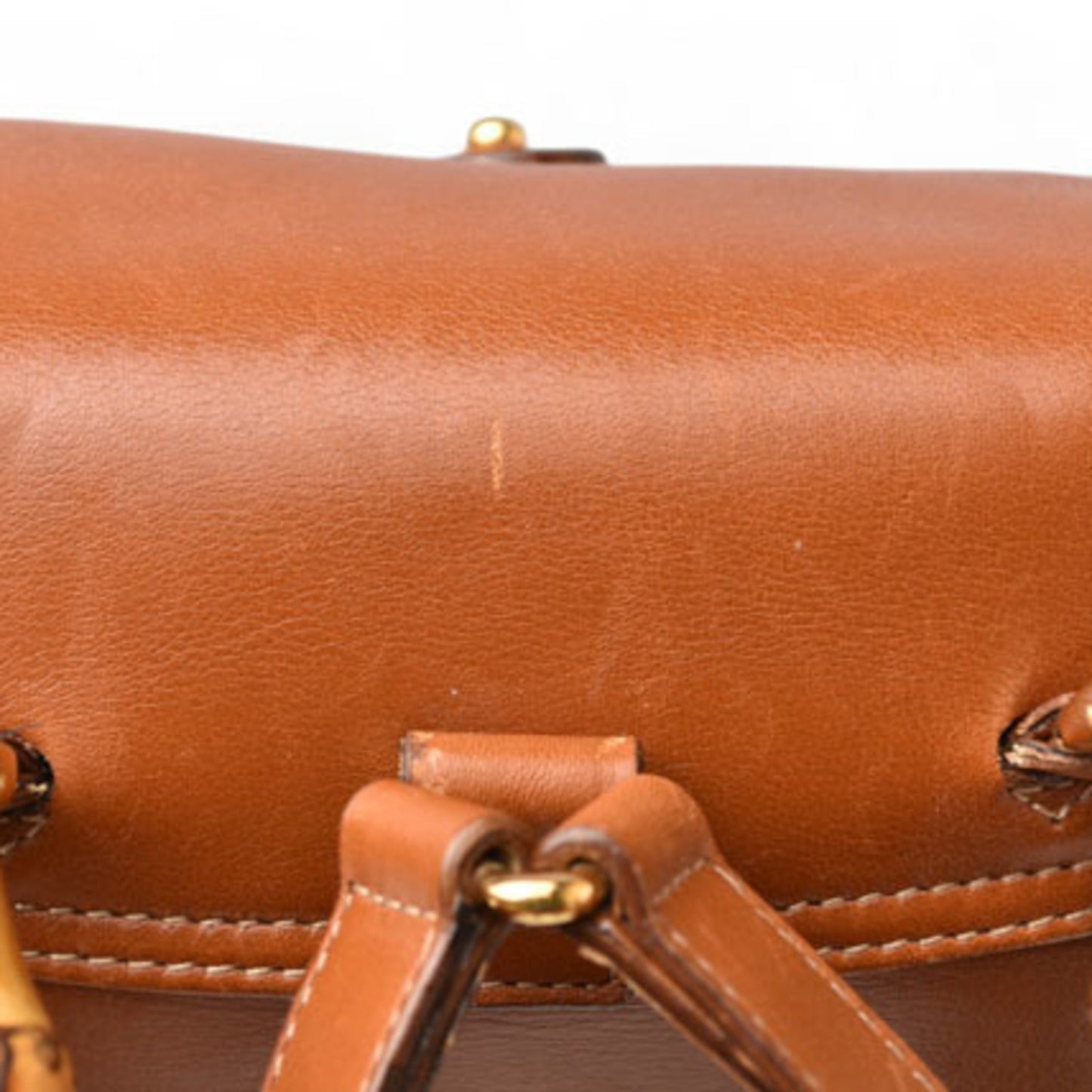 Gucci Brown Leather Backpack ( )