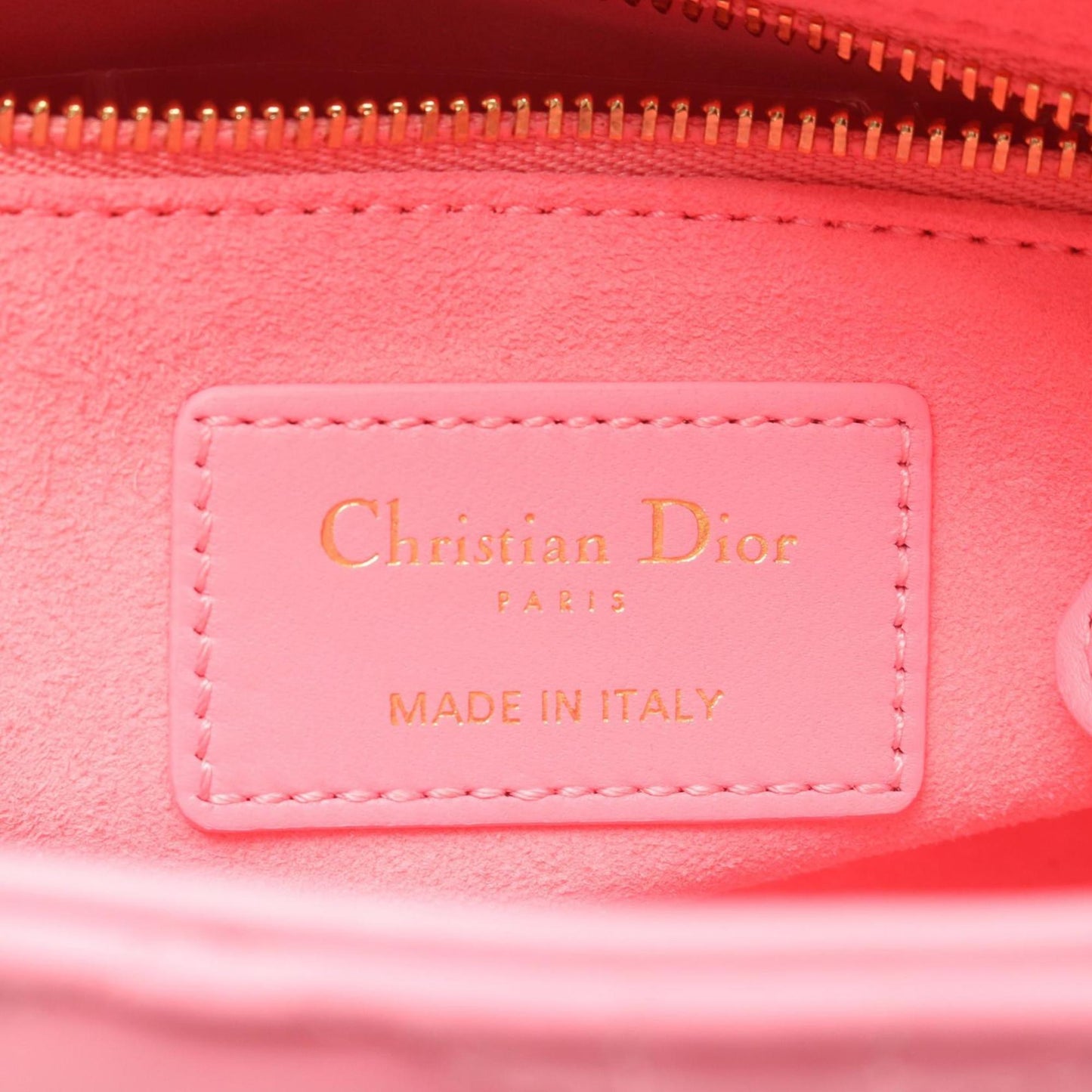 Christian Dior Pink Leather Handbag ()