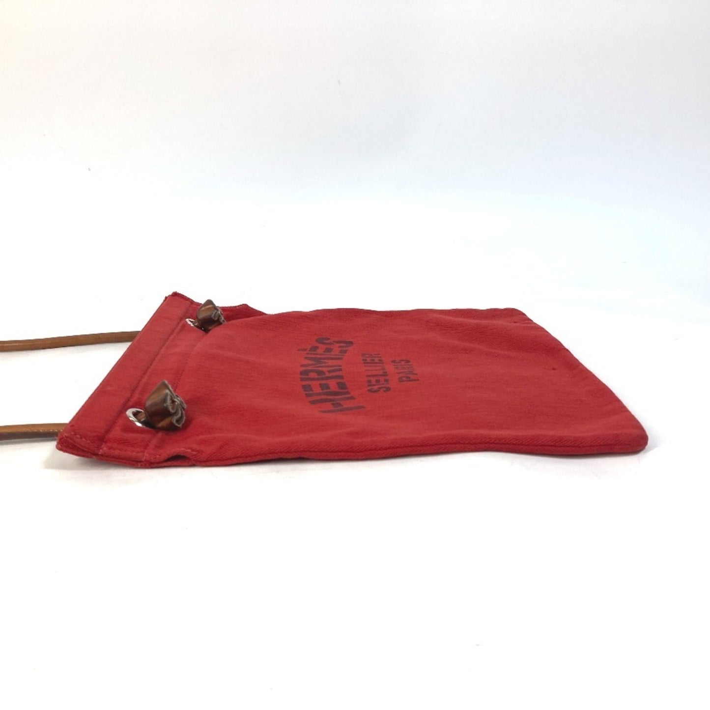 Hermes Red Color Cotton Shoulder Bag ( )