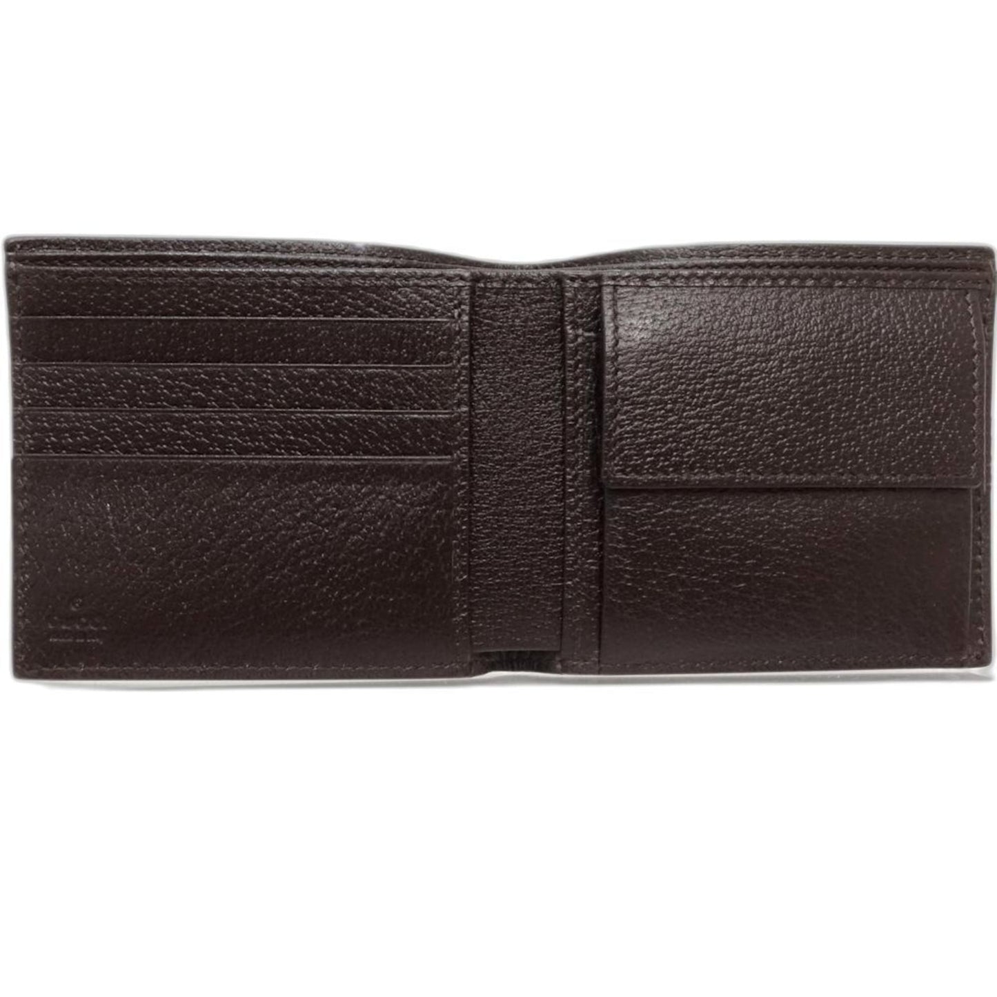 Gucci Dark Brown Leather Wallet (Bi-Fold) ( )