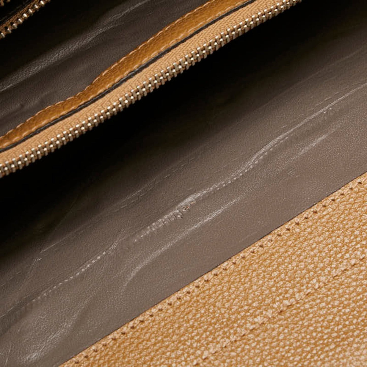 Gucci Brown Leather Handbag Shoulder Bag ( )