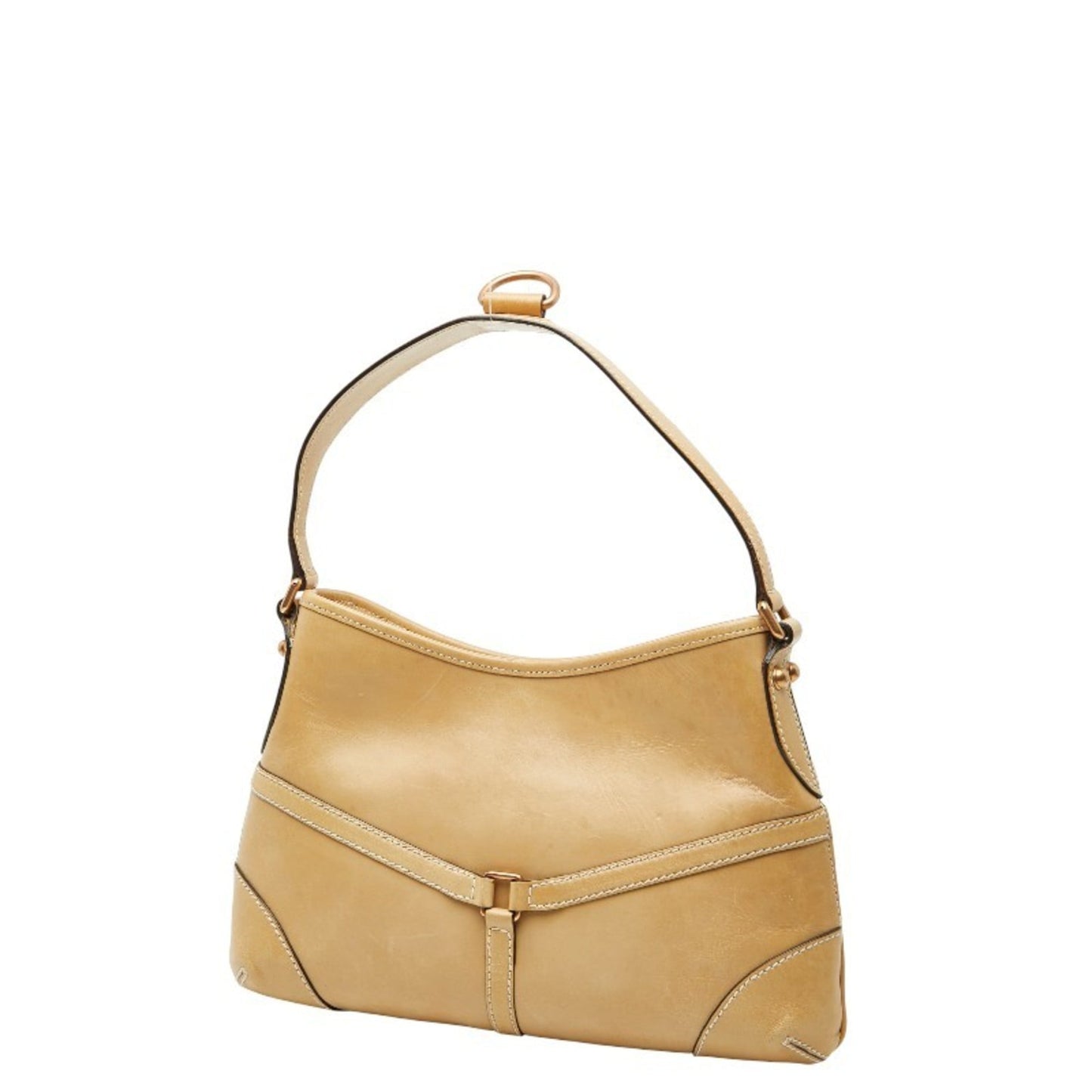Gucci Beige Leather Shoulder Bag ( )