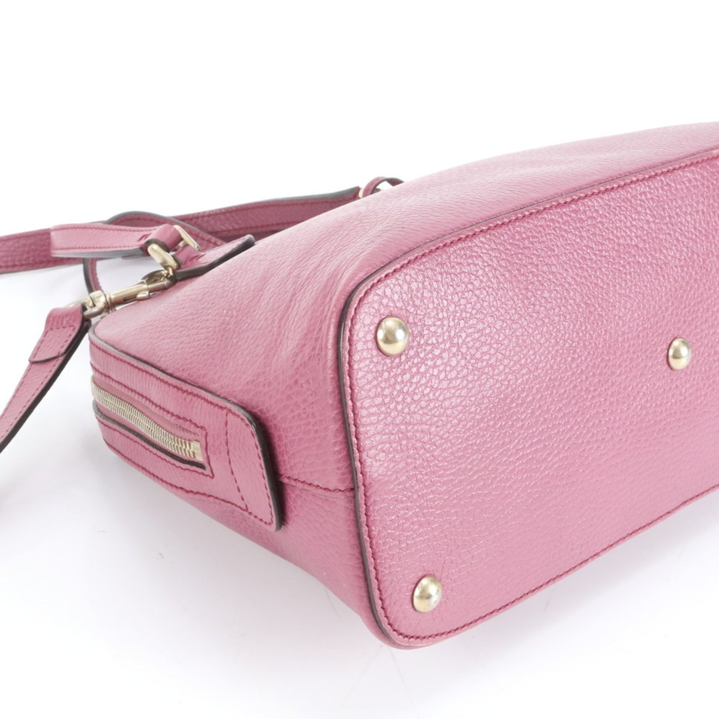 Gucci Pink Leather Shoulder Bag ( )