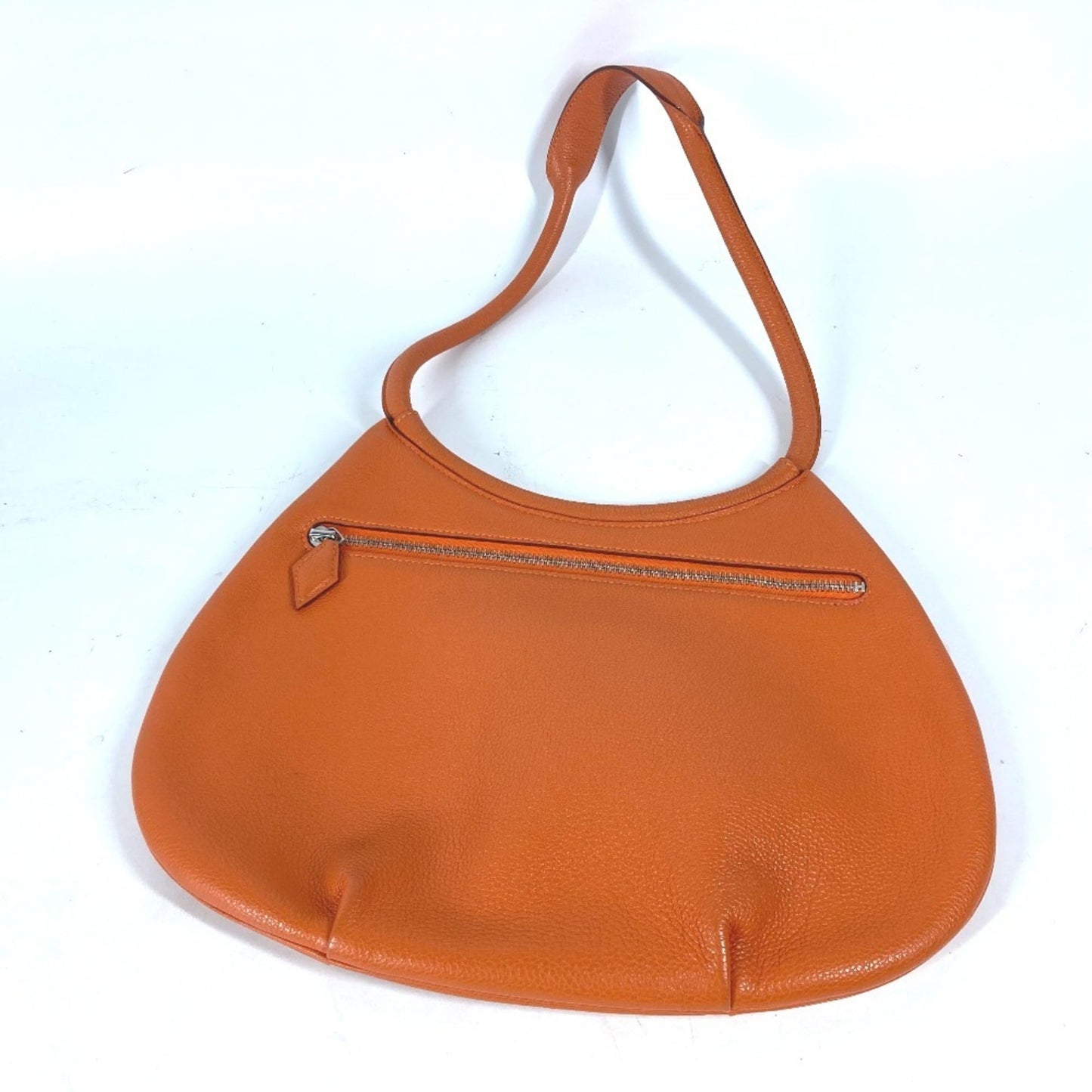 Hermes Orange Leather Shoulder Bag ( )
