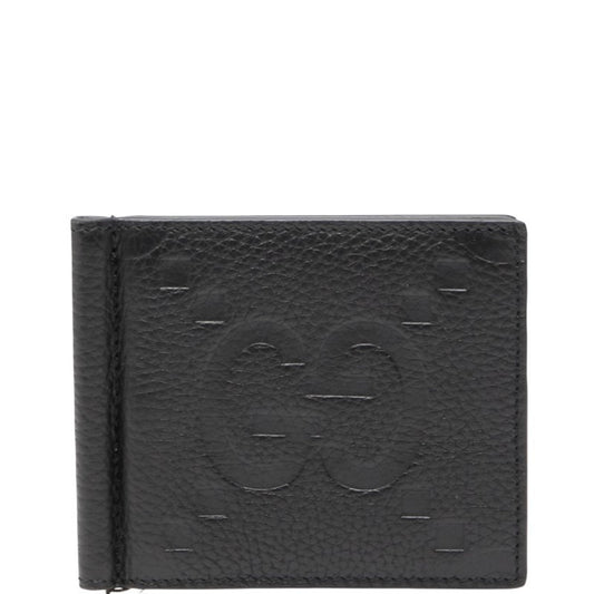 Gucci Black Leather Money Clip ( )