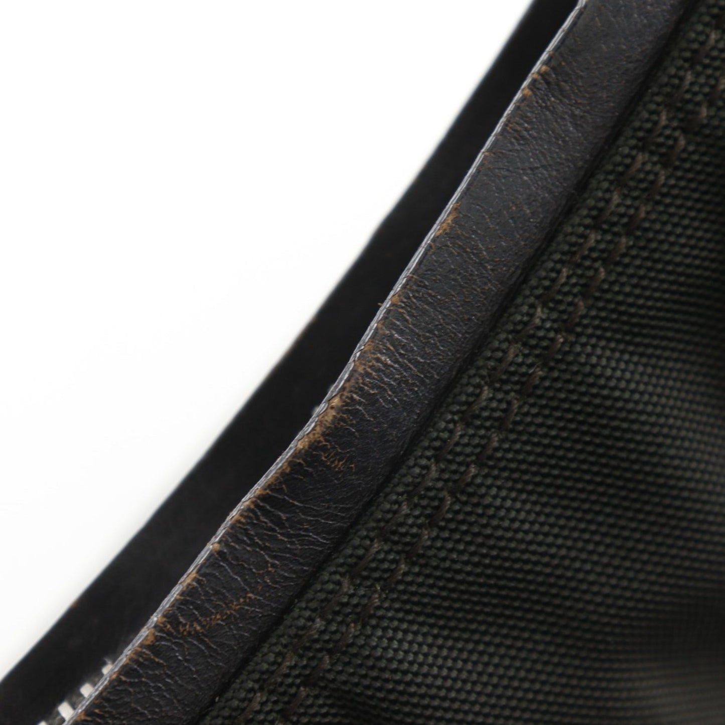 Gucci Black Nylon Canvas Shoulder Bag ( )