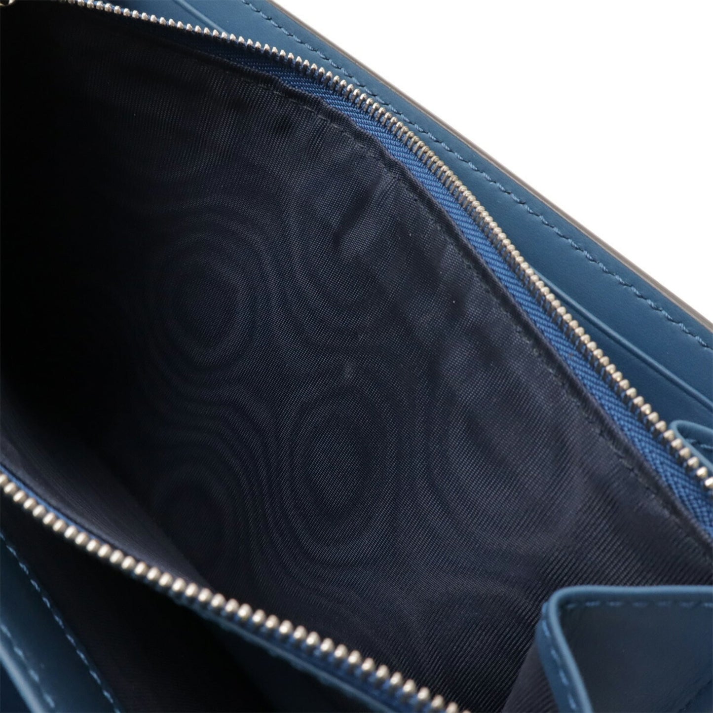 Gucci Beige Blue Coated Canvas Clutch Bag Pochette Shoulder Bag ( )