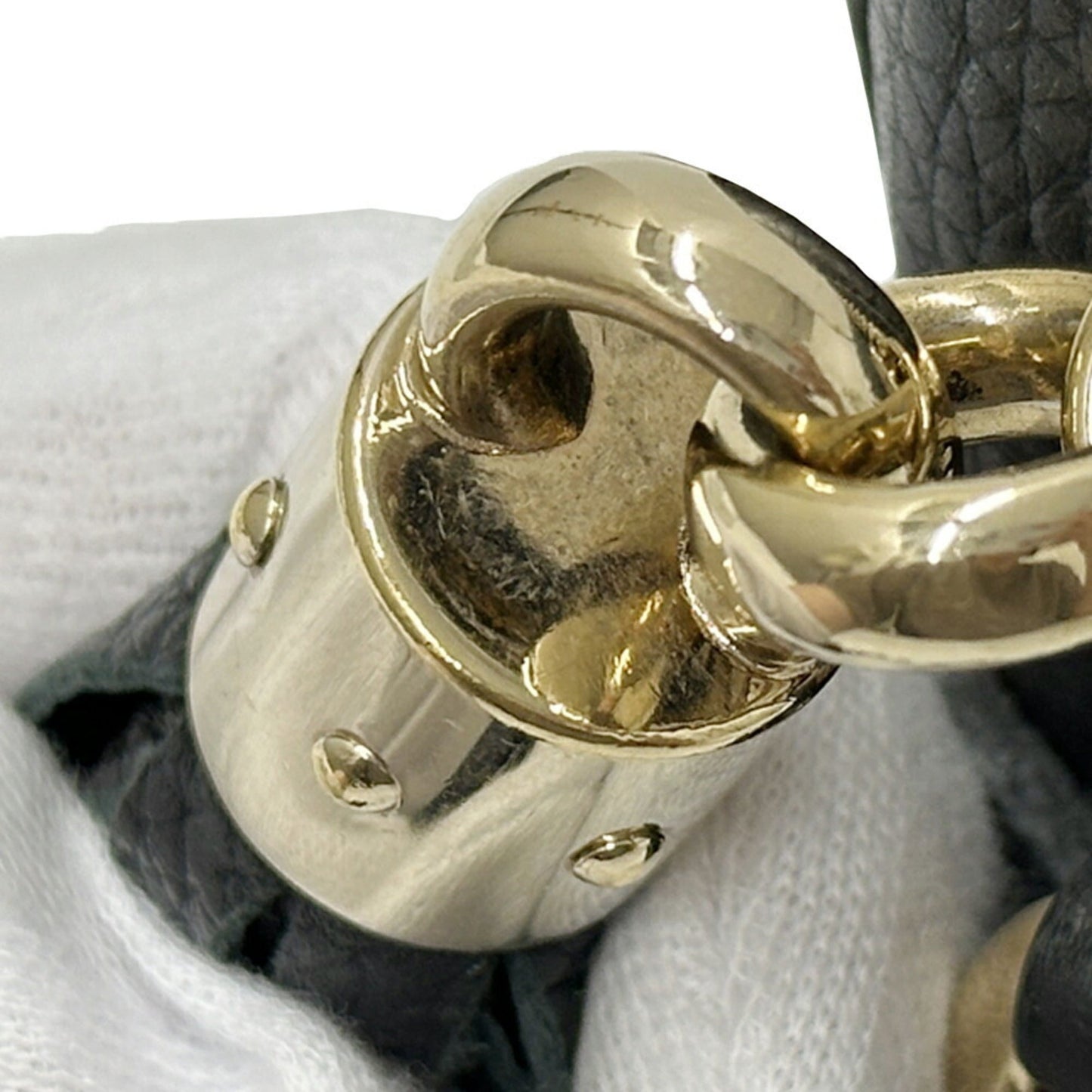 Gucci Black Leather Shoulder Bag ( )