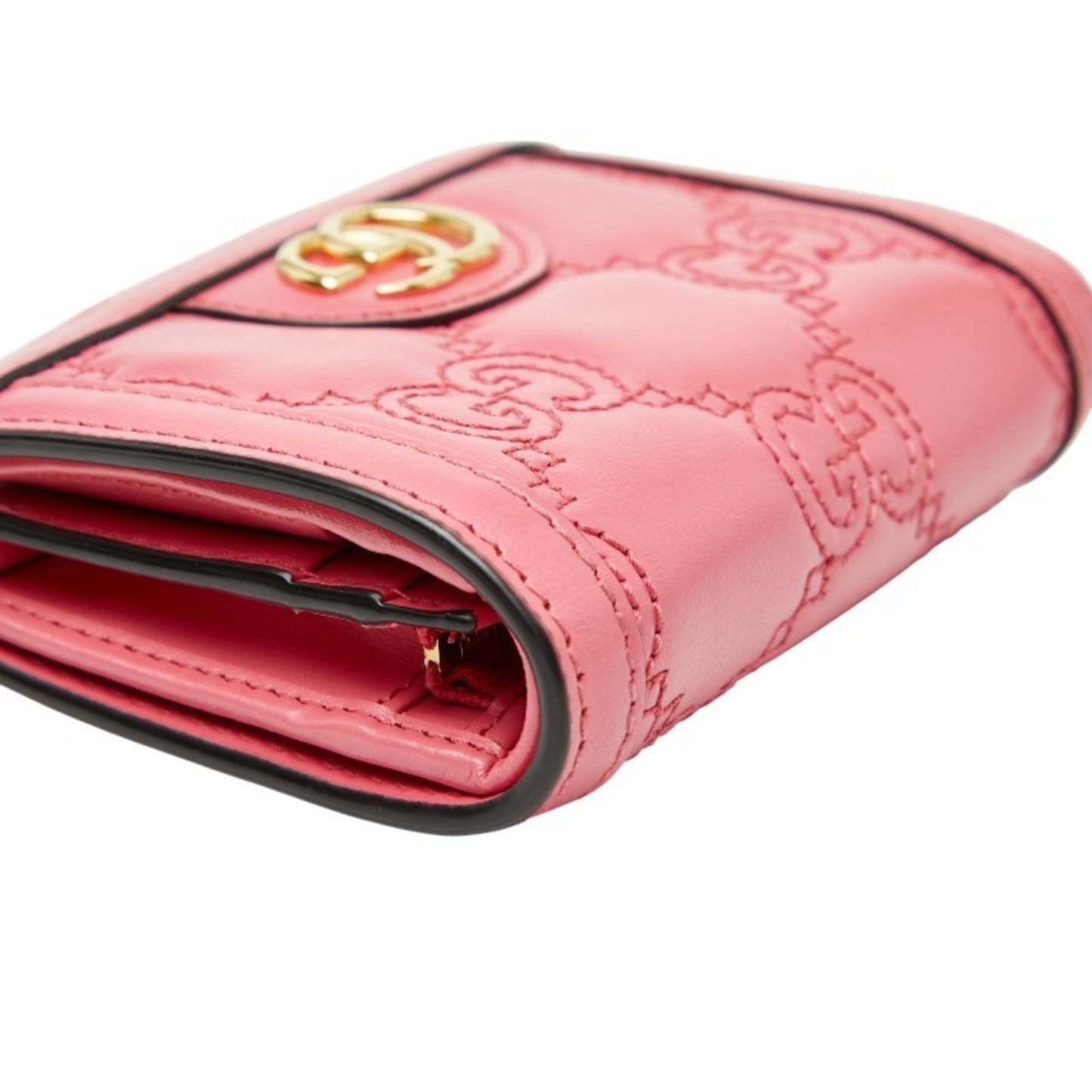 Gucci Pink Leather Wallet (Bi-Fold) ( )