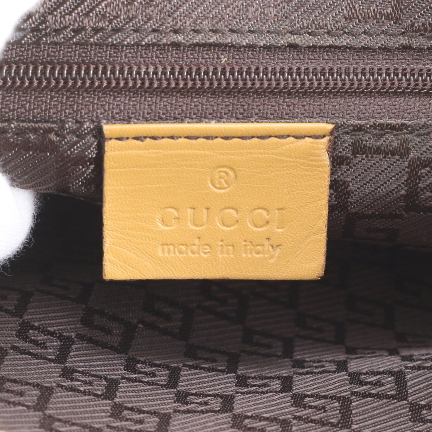 Gucci Brown Leather Shoulder Bag ( )