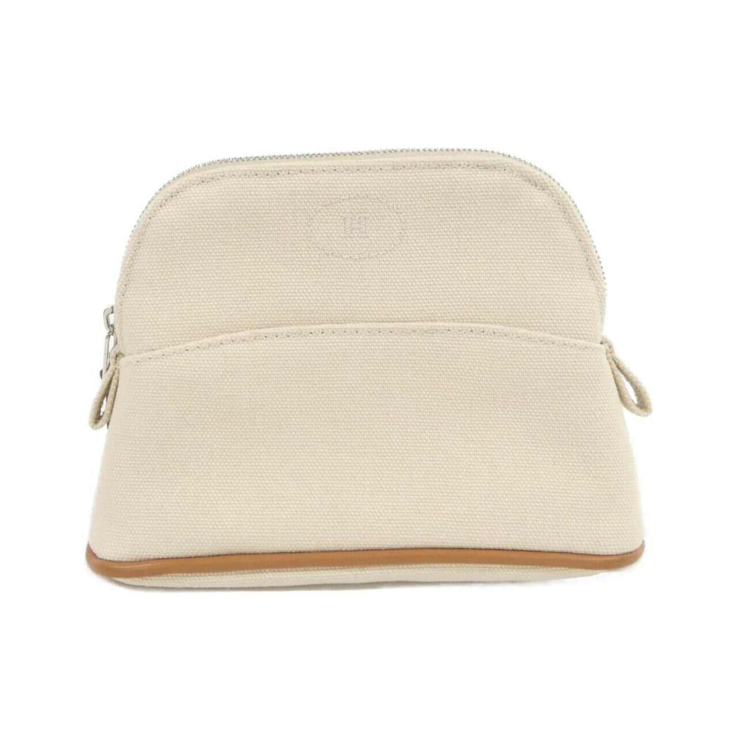Hermes Ivory Canvas Pouch ( )