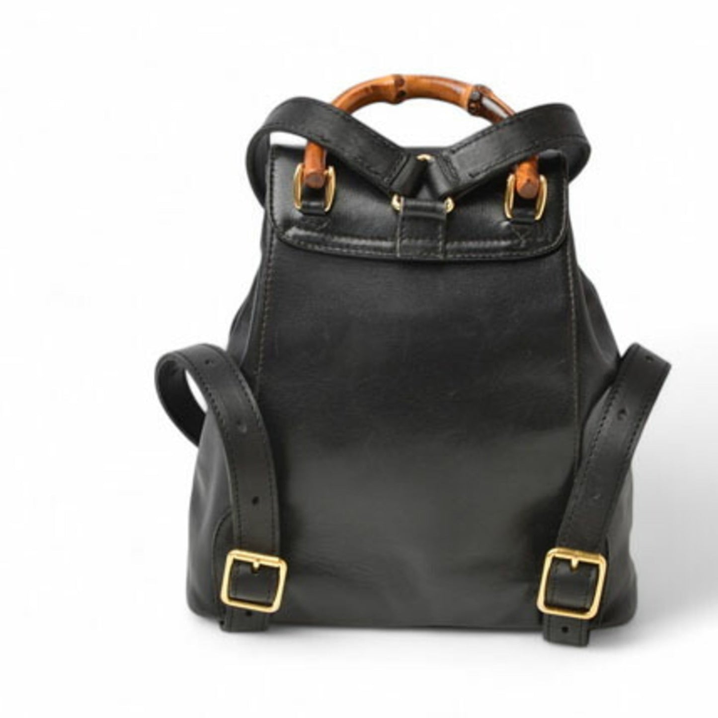 Gucci Black Leather Backpack ( )