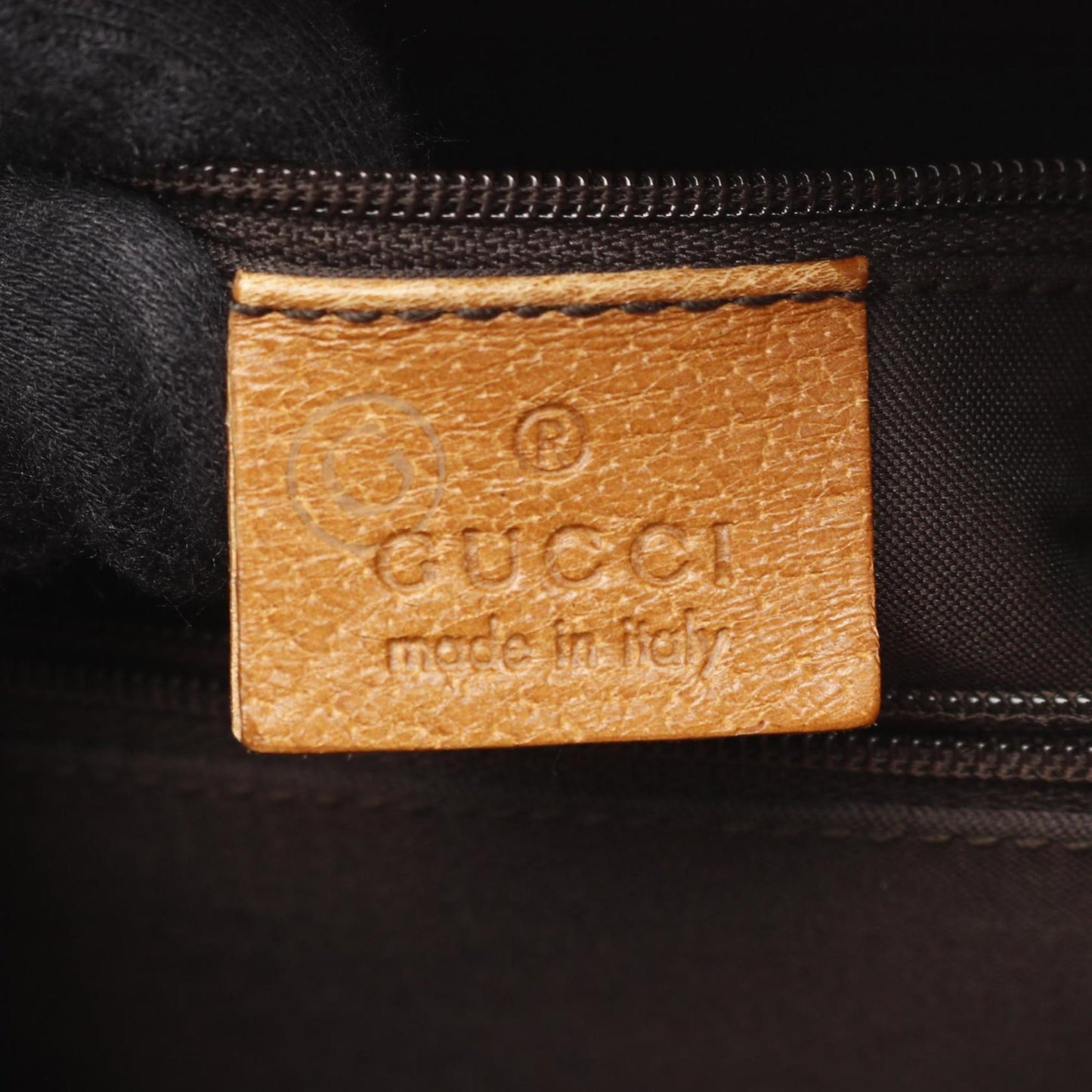 Gucci Brown Leather Tote Bag ( )