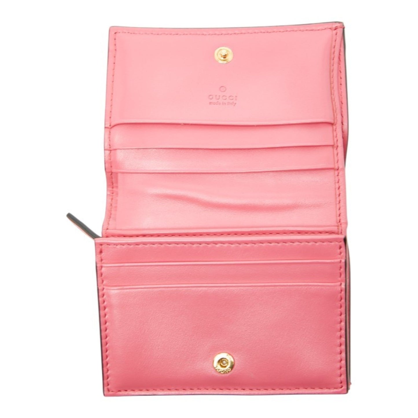 Gucci Pink Leather Wallet (Bi-Fold) ( )