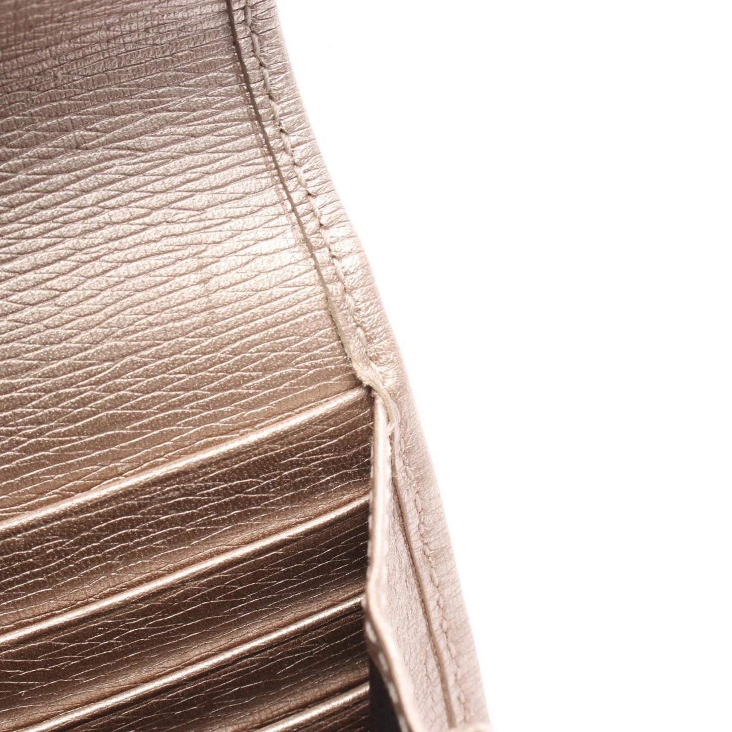 Gucci Pink Leather Long Wallet (Bi-Fold) ( )