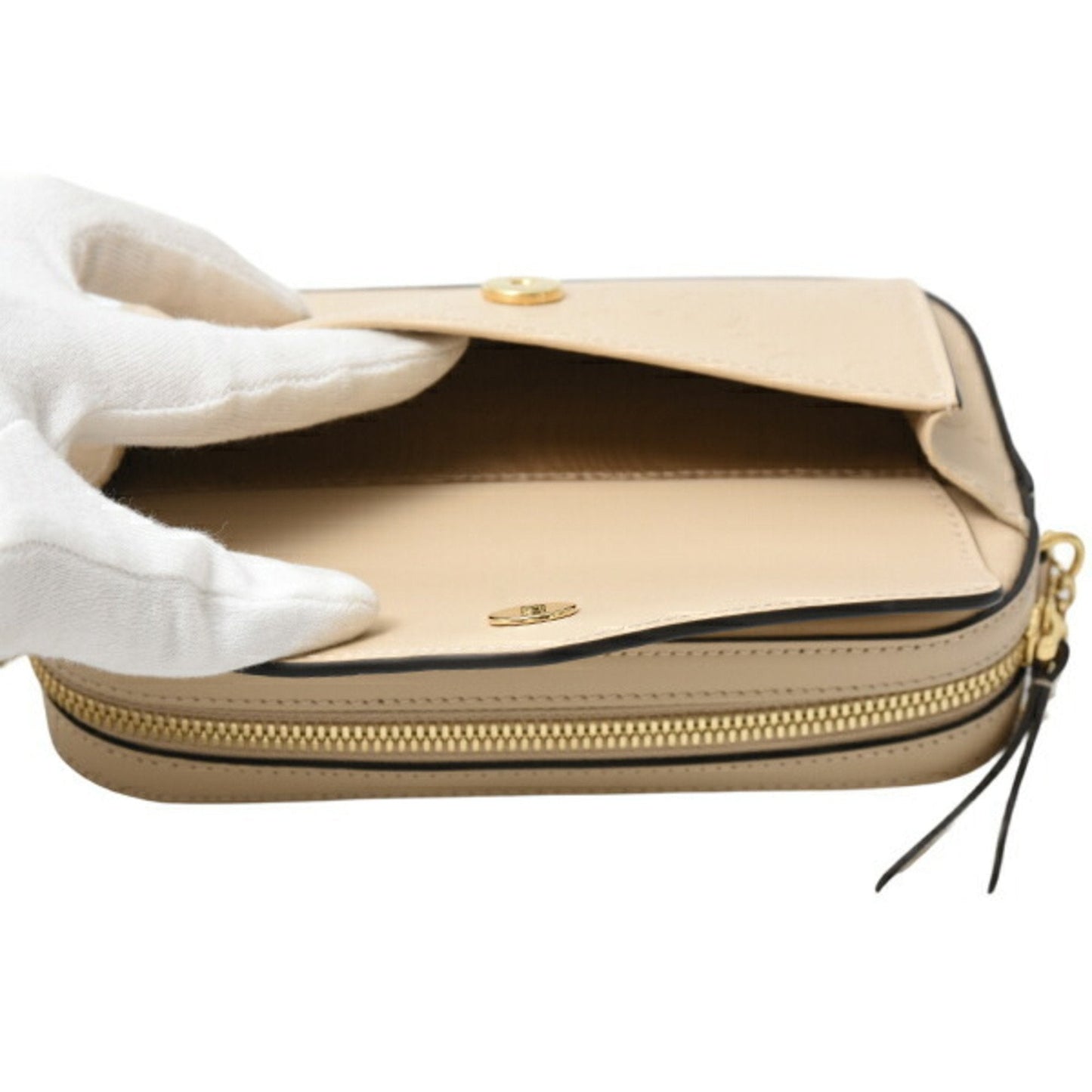 Gucci Beige Leather Shoulder Bag ( )