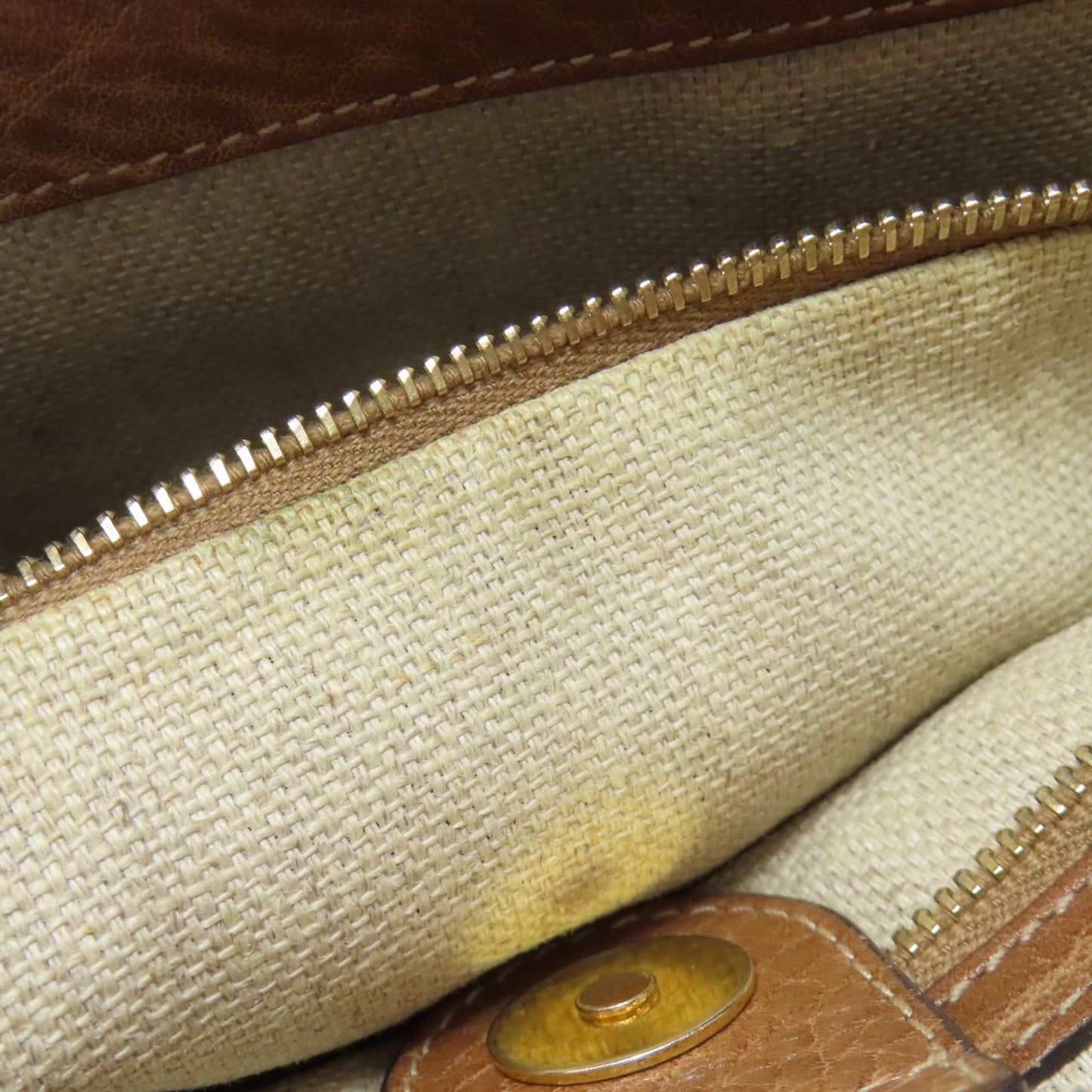 Gucci Blue Brown Orange Leather Straw Tote Bag ( )