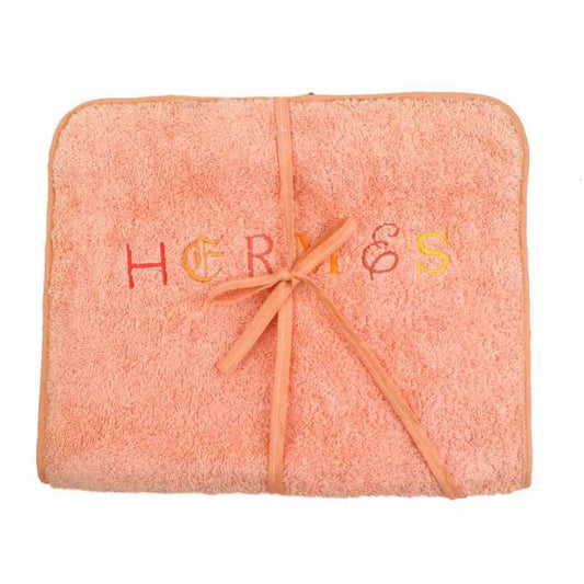 Hermes Orange Pile Fabric Pouch ( )