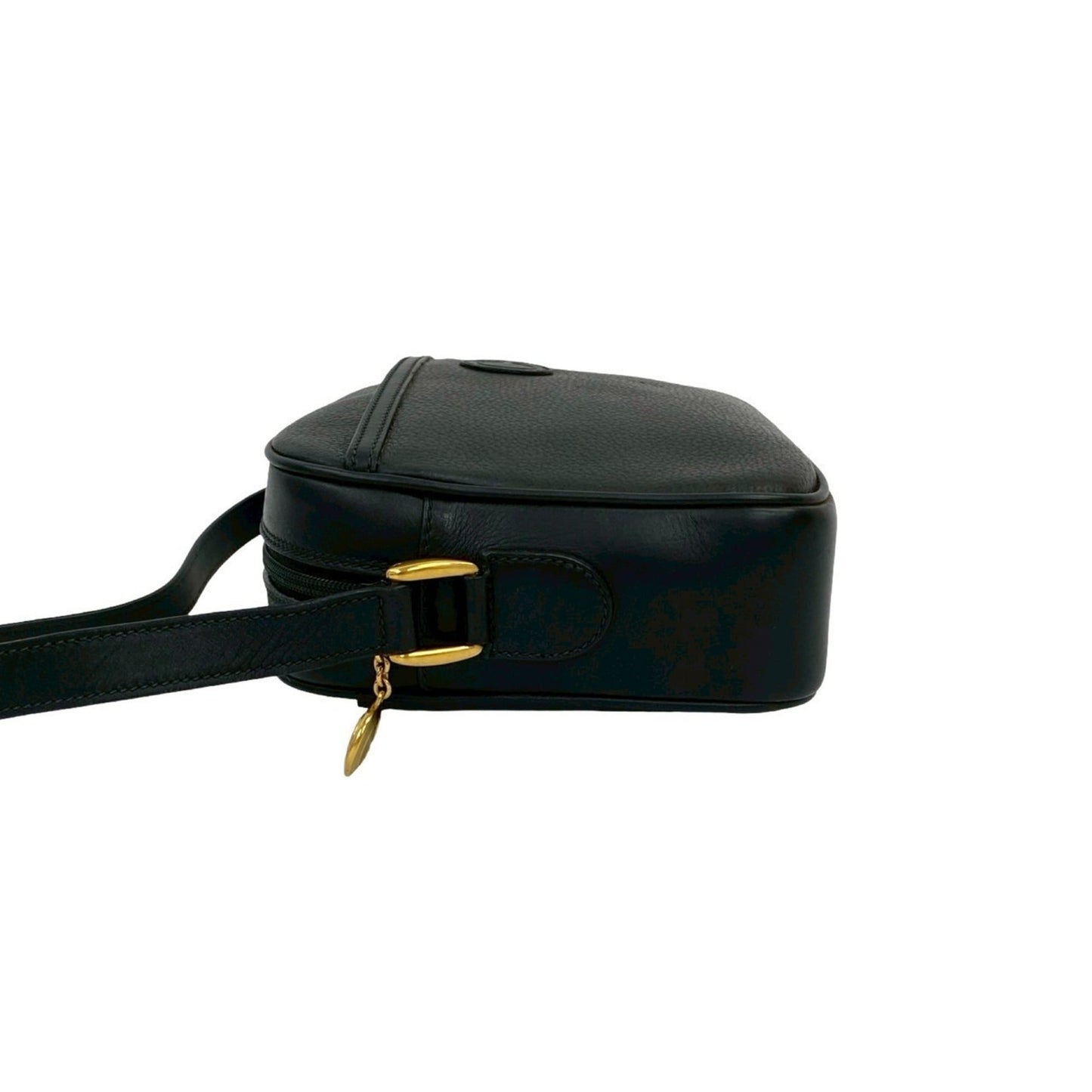 Gucci Black Leather Pochette Shoulder Bag ( )